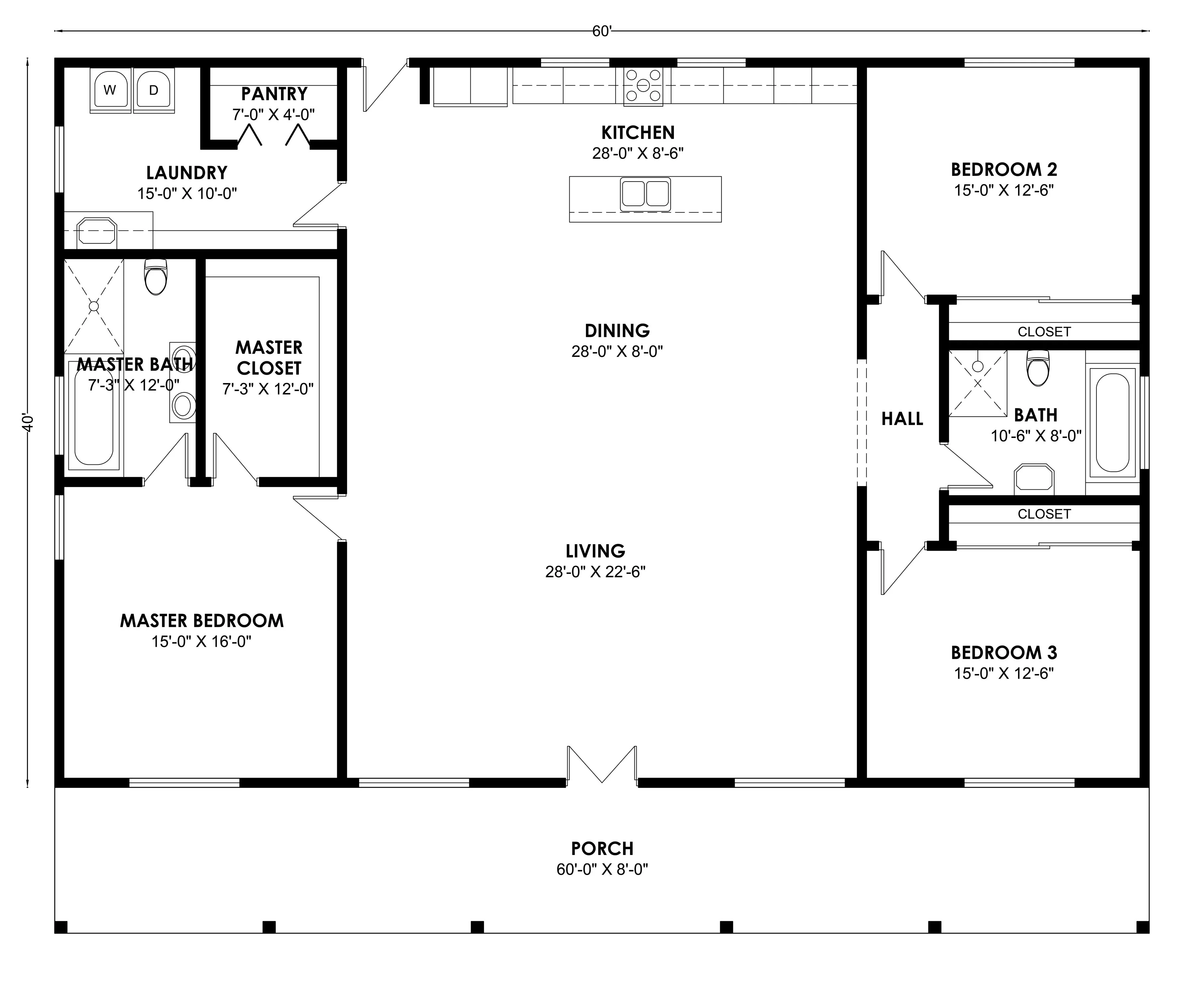 BCO-40138 Barndominium House Plan - Image 2