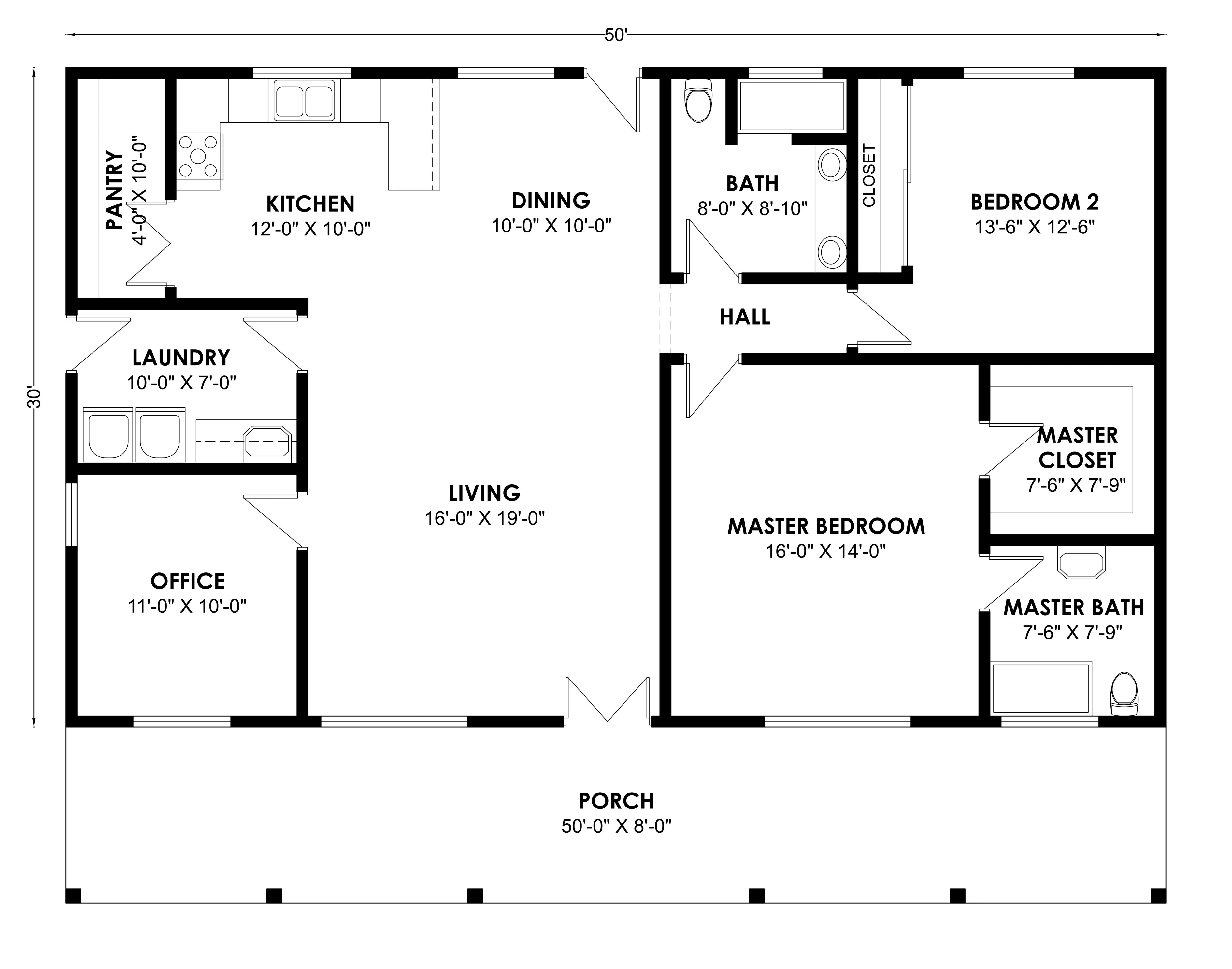 BCO-40139 Barndominium House Plan - Image 2