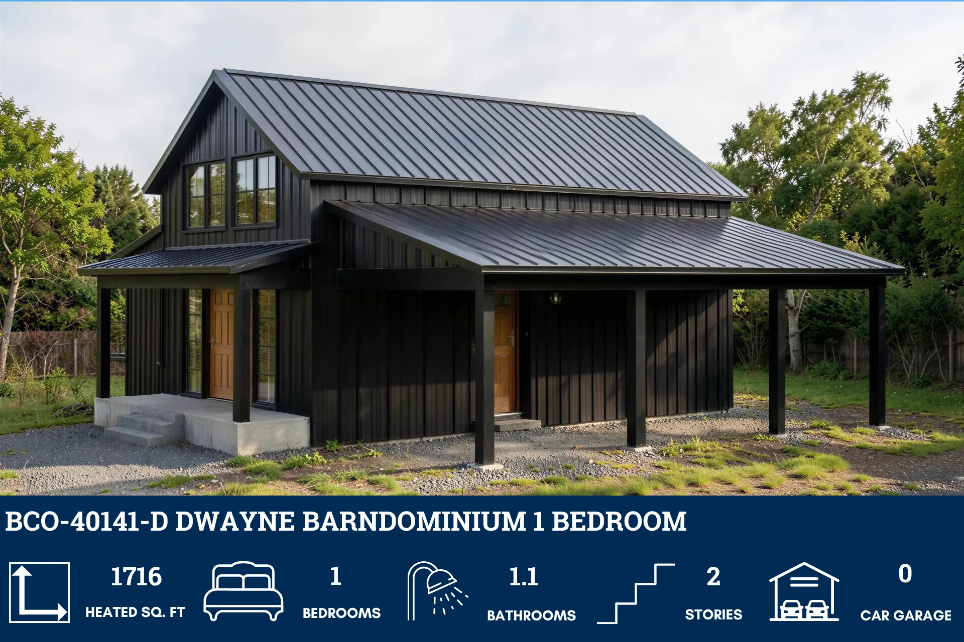 BCO-40141-D Dwayne Barndominium House Plan - Image 2