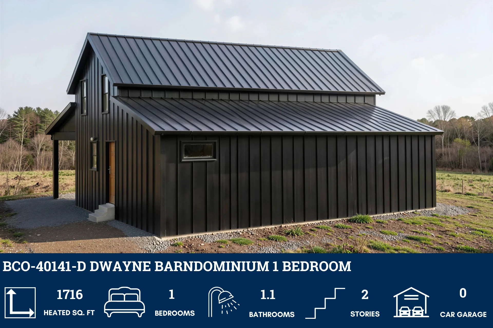 BCO-40141-D Dwayne Barndominium House Plan - Image 4