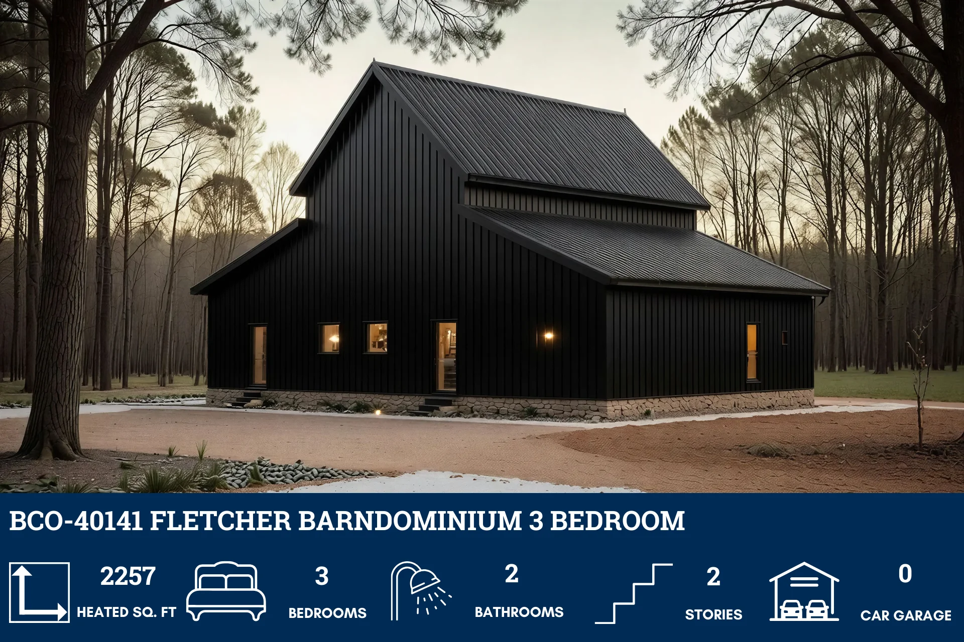 BCO-40141 Fletcher Barndominium House Plan - Image 6