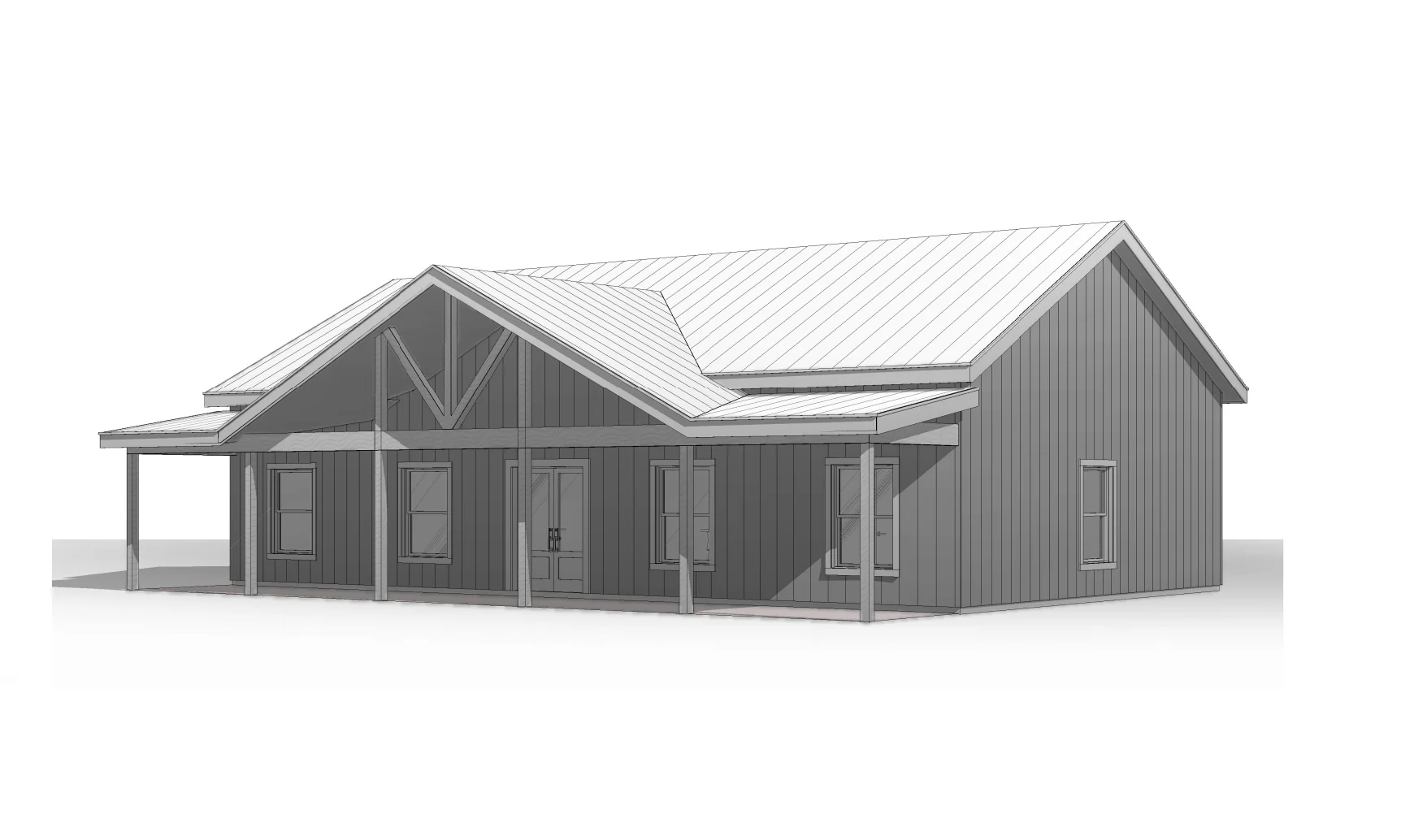 BCO-40149 Julie Barndominium House Plan - Image 11
