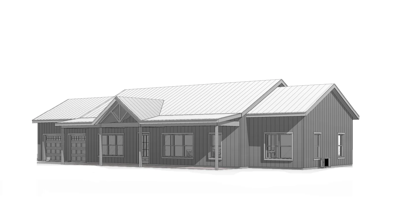 BCO-40151 Angelica Barndominium House Plan - Image 14