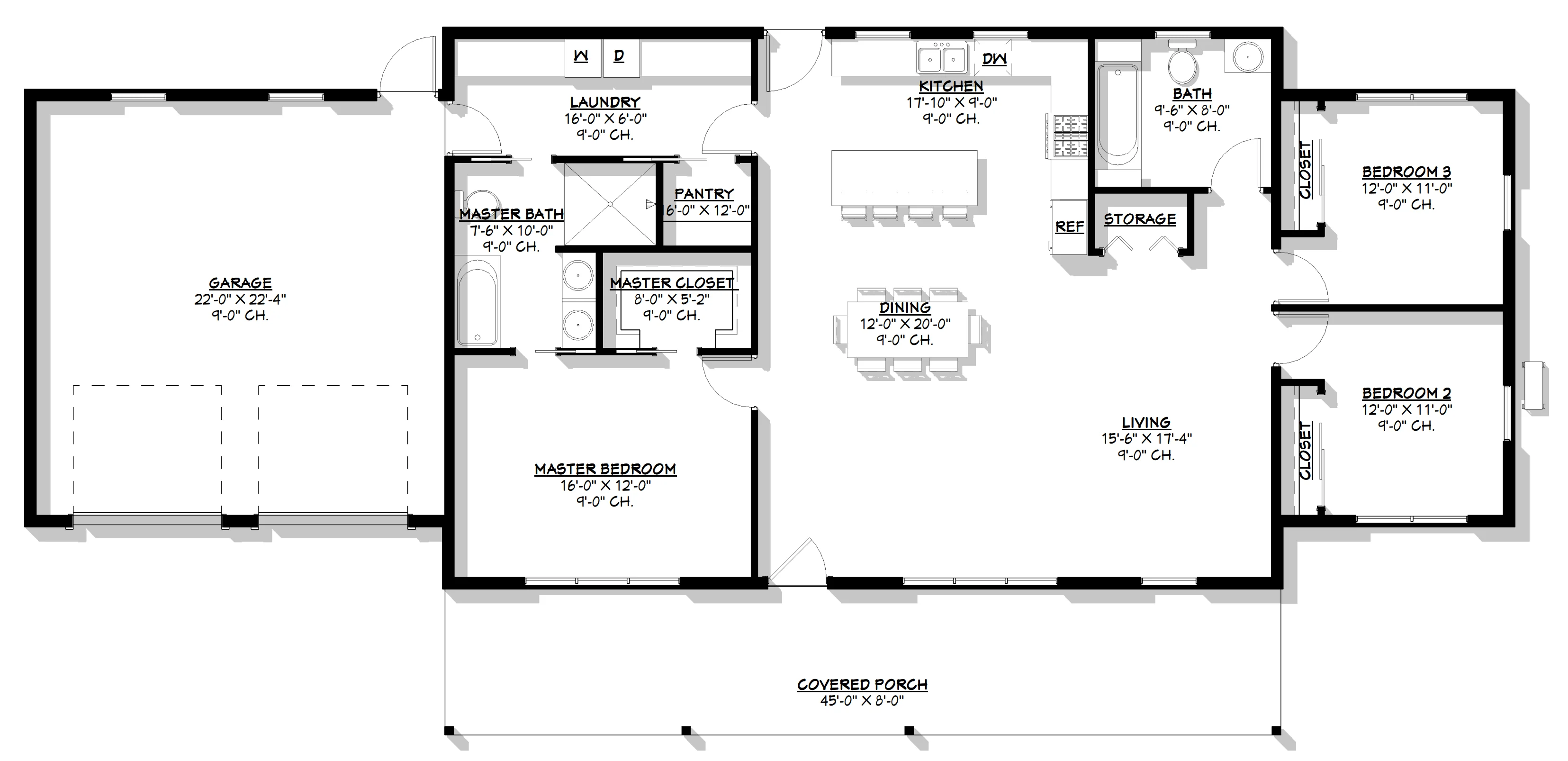 BCO-40151 Angelica Barndominium House Plan - Image 15