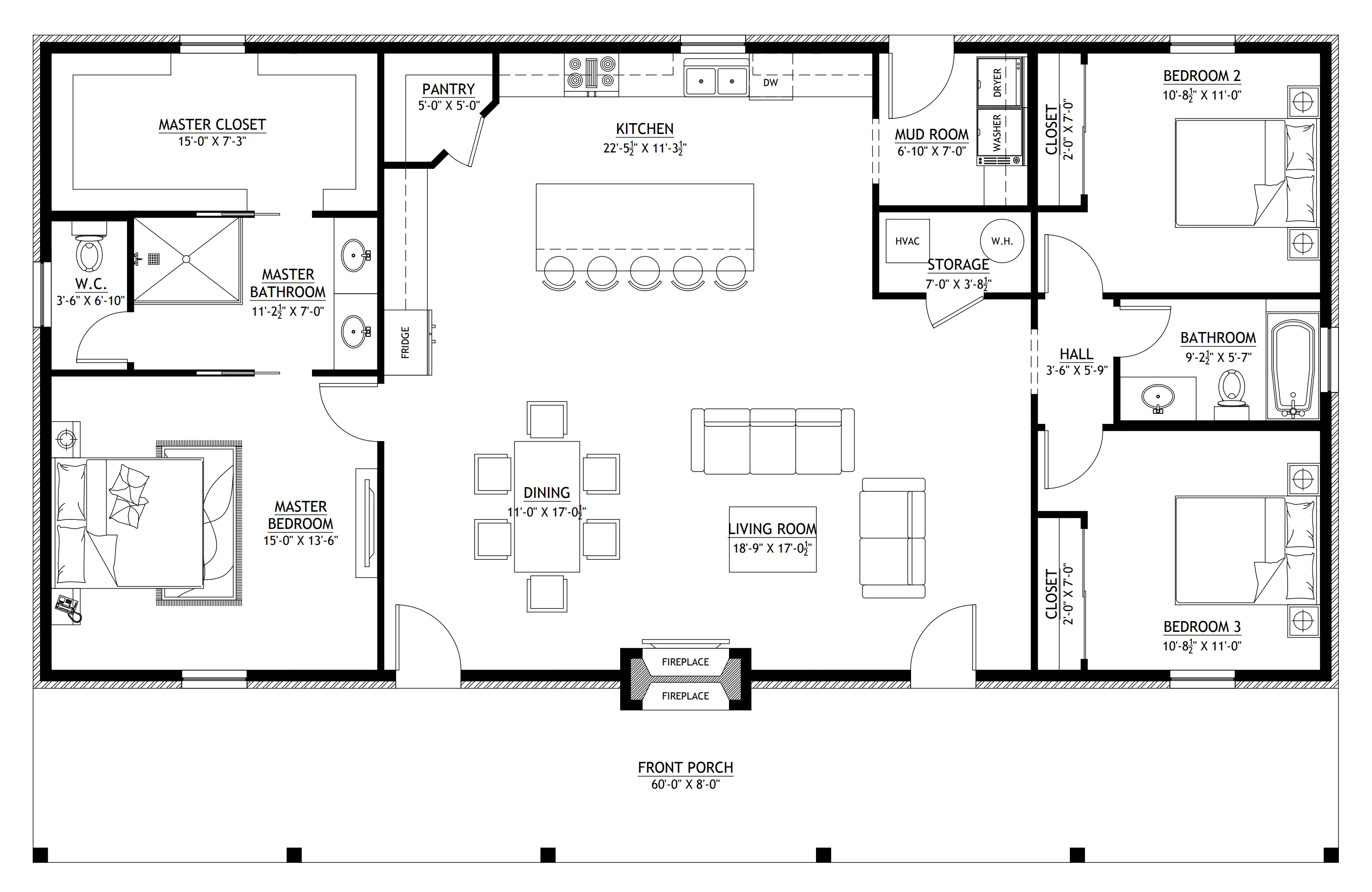 BCO-40153-G George Barndominium House Plan - Image 11