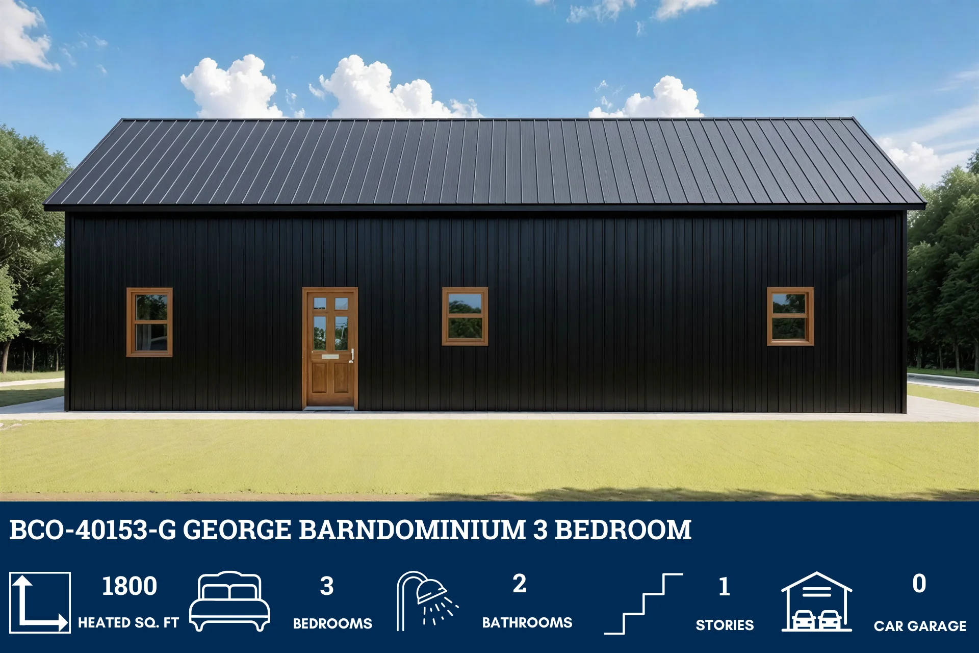 BCO-40153-G George Barndominium House Plan - Image 3