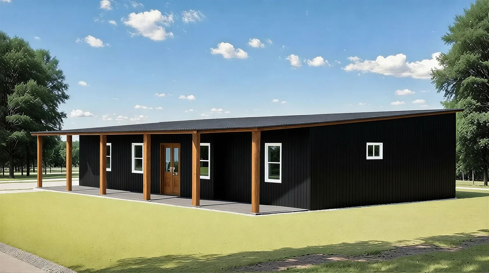 BCO-40153-W Wyatt Barndominium House Plan - Image 3