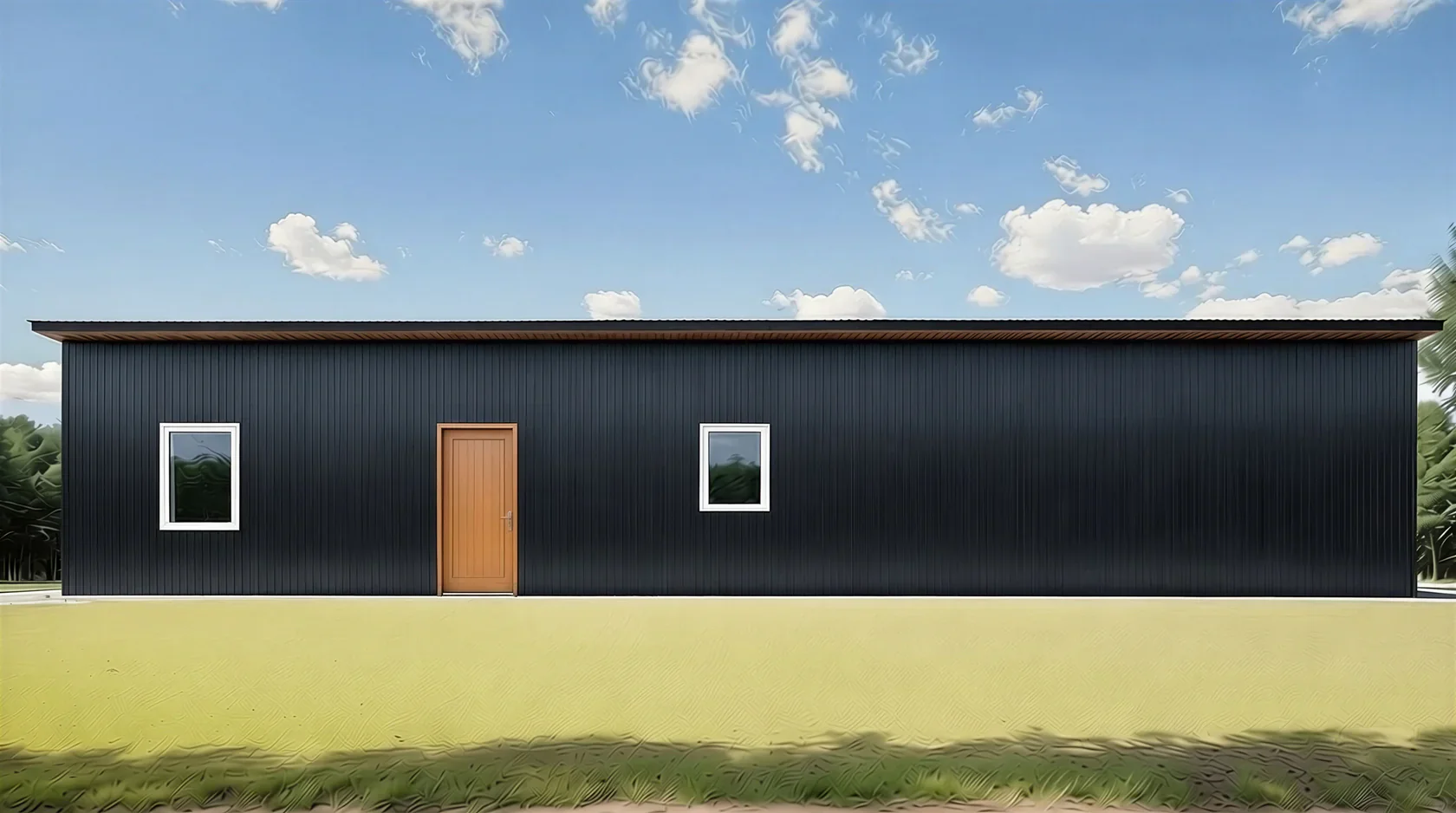 BCO-40153-W Wyatt Barndominium House Plan - Image 4
