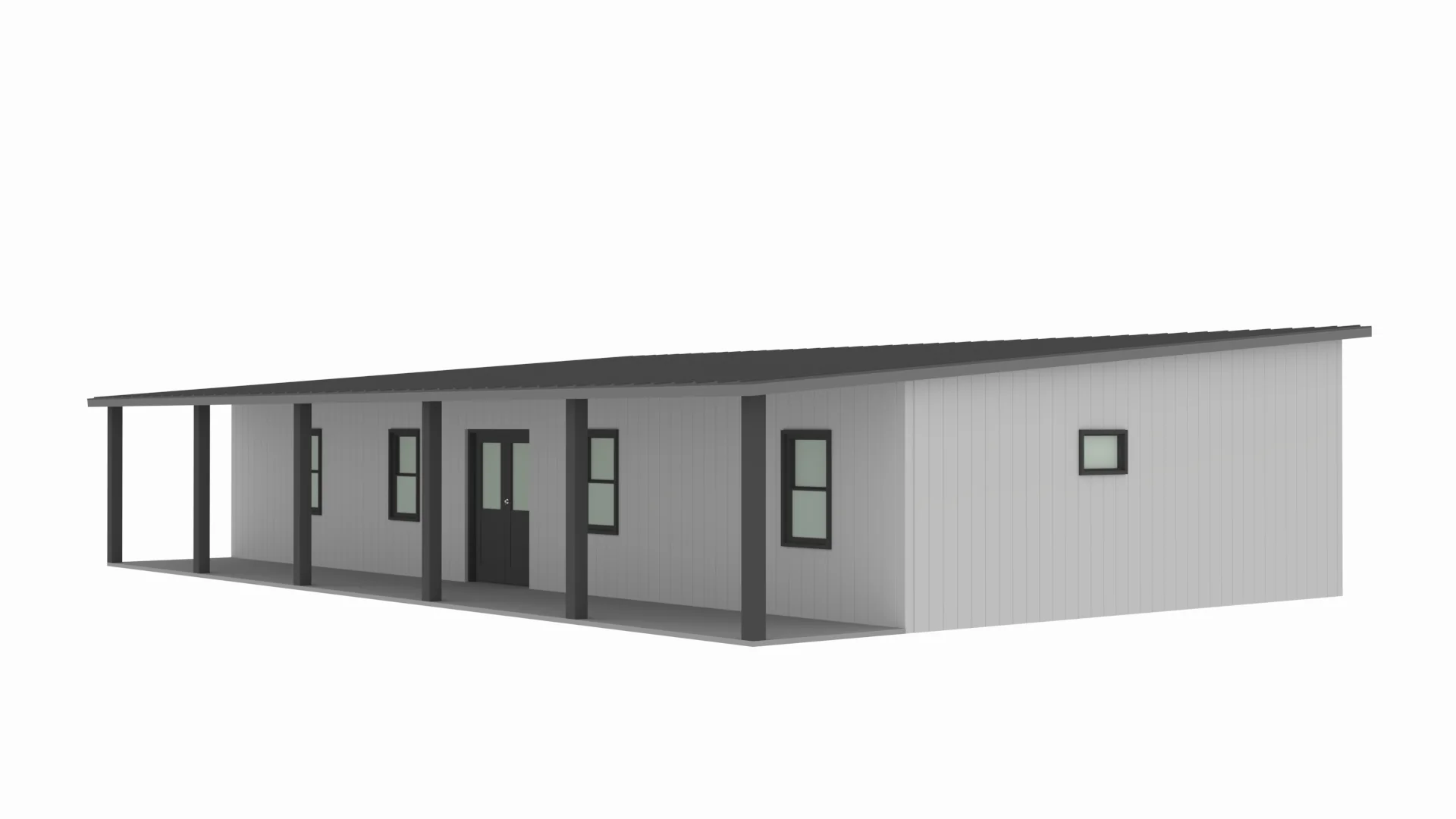 BCO-40153-W Wyatt Barndominium House Plan - Image 7