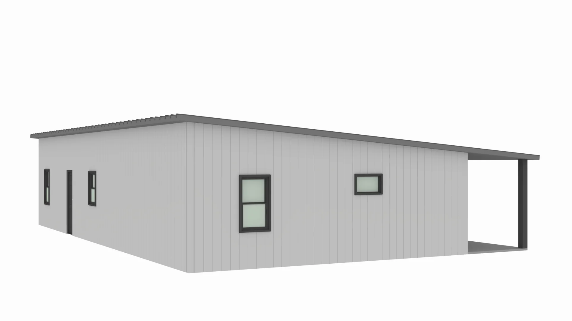 BCO-40153-W Wyatt Barndominium House Plan - Image 9
