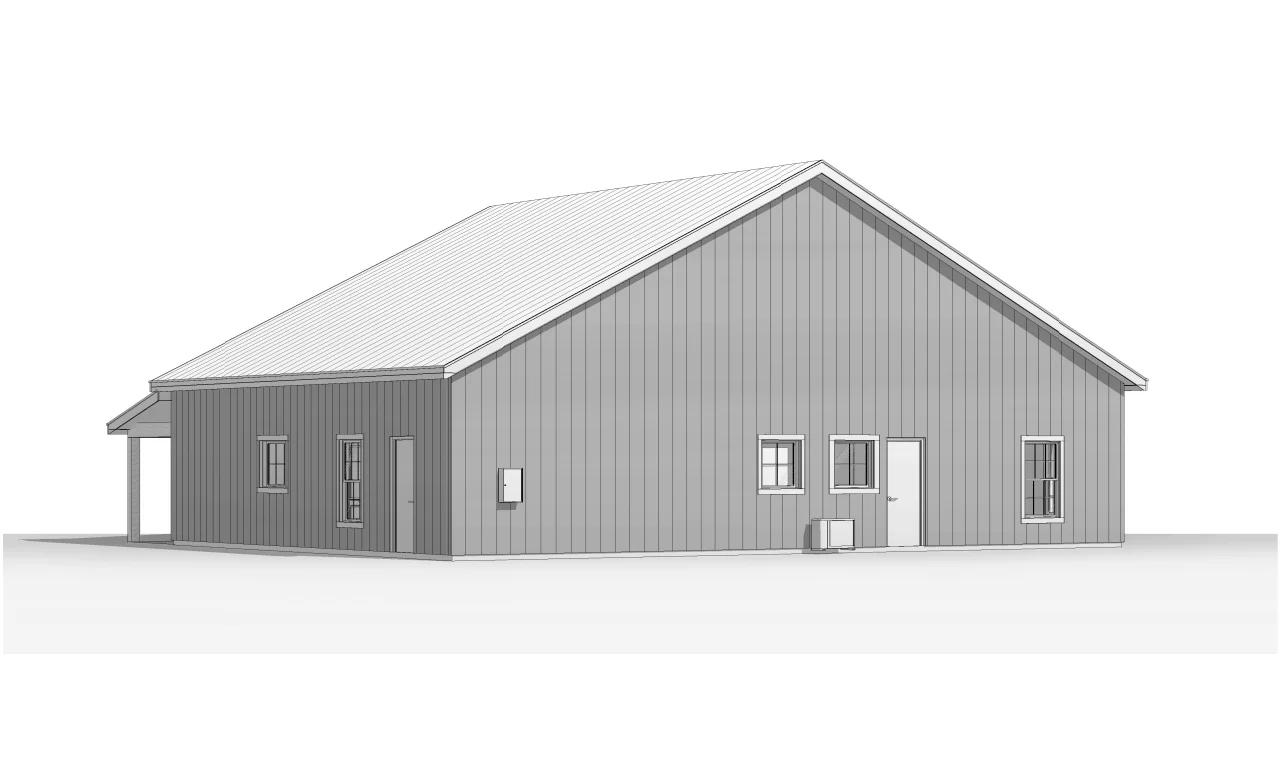 BCO-40155 Melissa Barndominium House Plan - Image 14