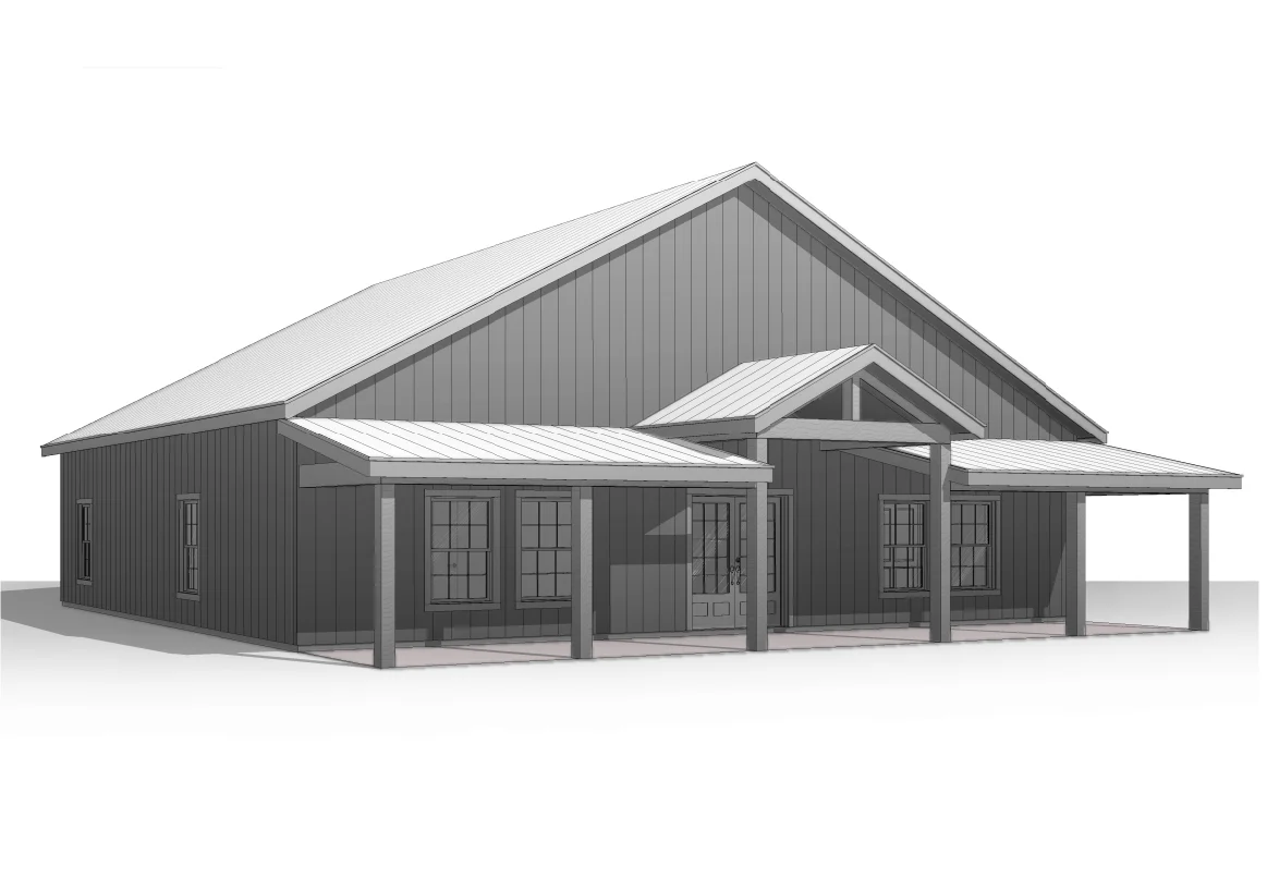 BCO-40155 Melissa Barndominium House Plan - Image 15