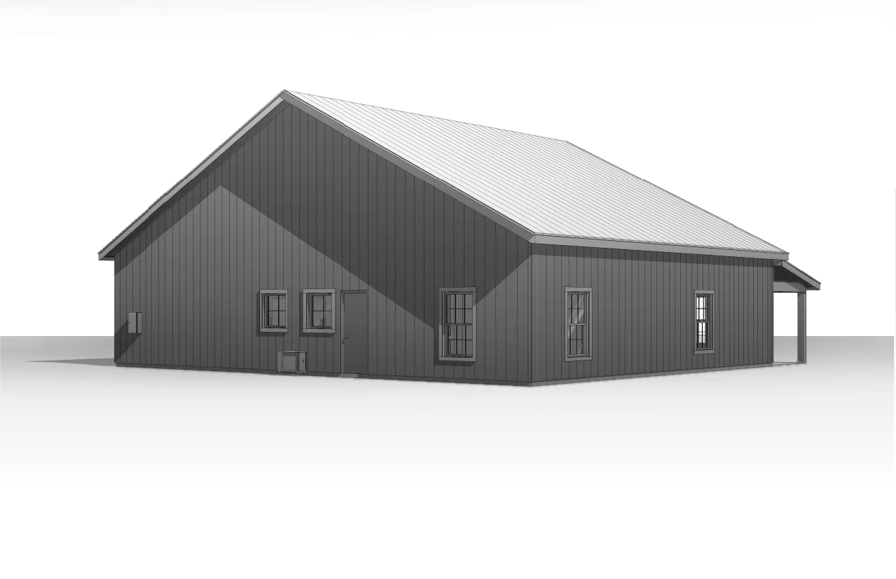 BCO-40155 Melissa Barndominium House Plan - Image 16