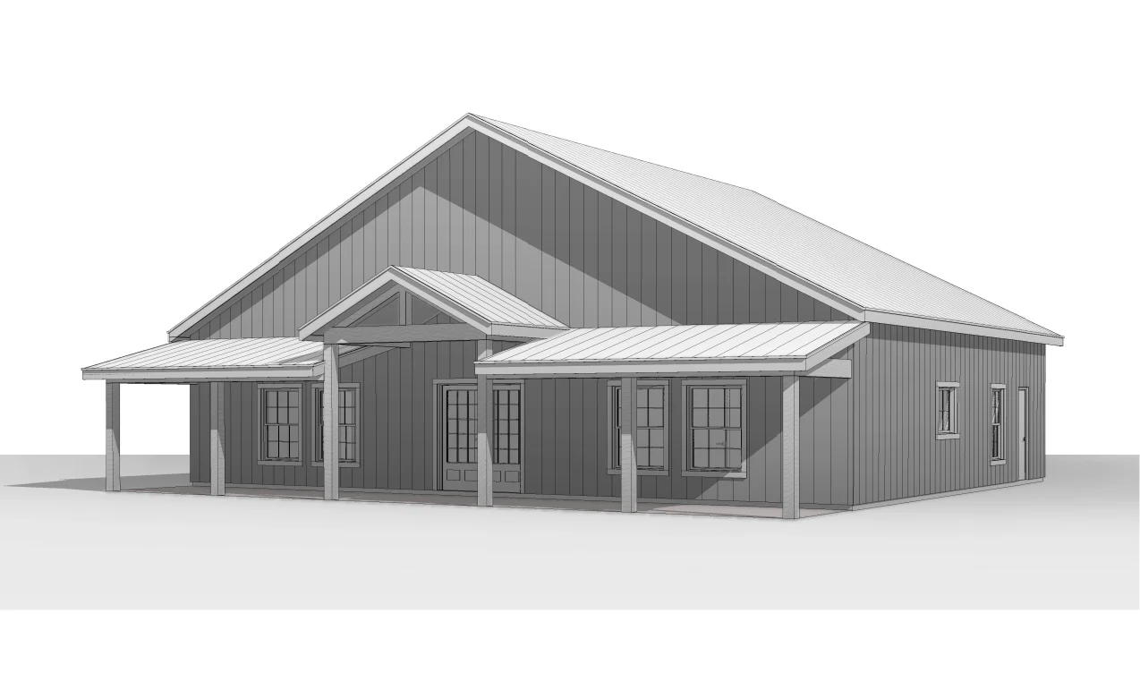 BCO-40155 Melissa Barndominium House Plan - Image 17