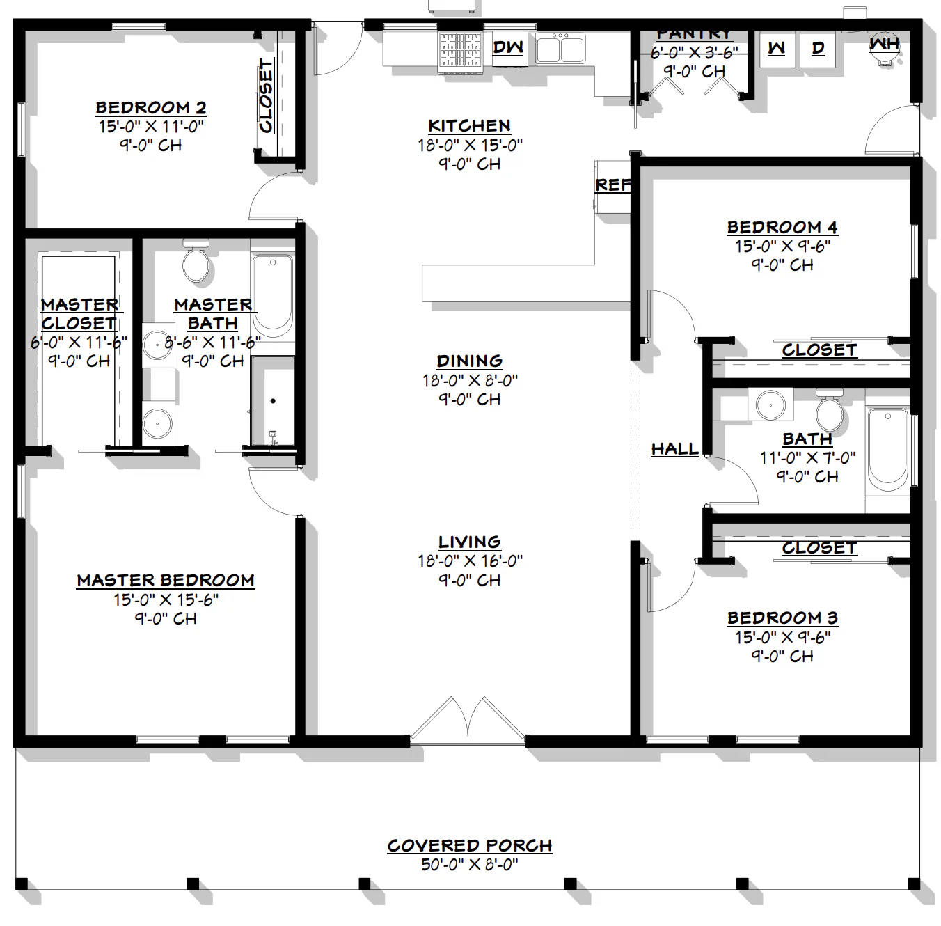 BCO-40155 Melissa Barndominium House Plan - Image 19