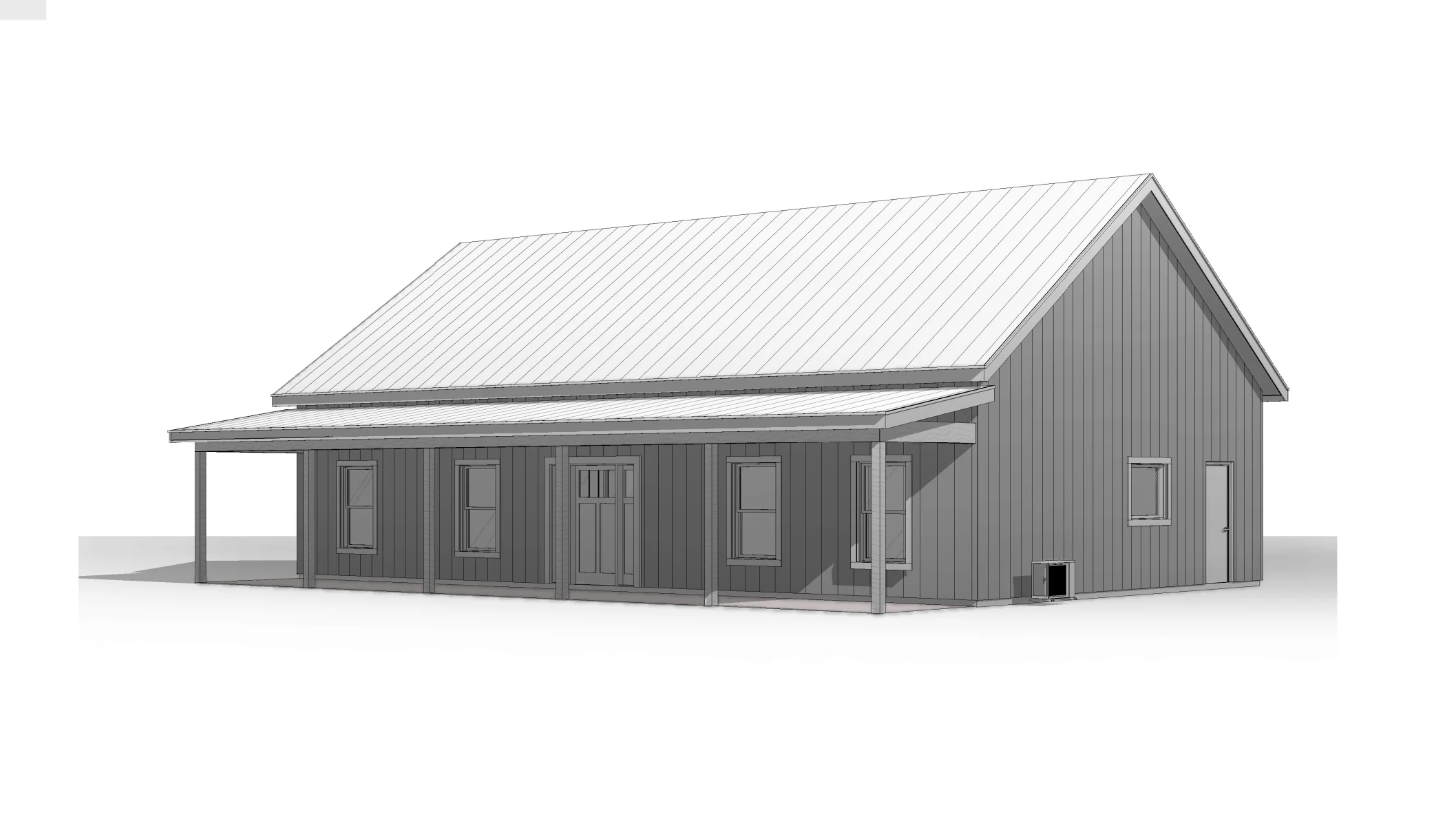 BCO-40156 Emily Barndominium House Plan - Image 12