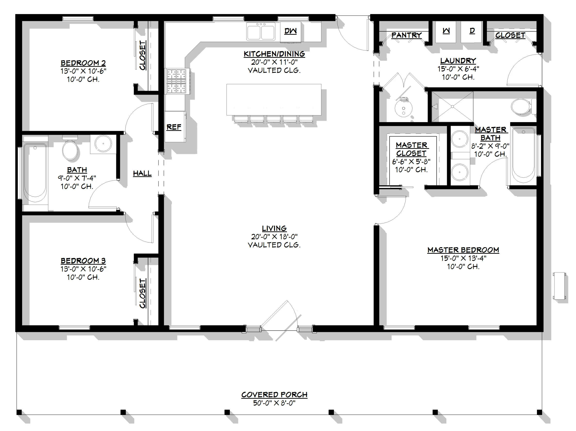 BCO-40156 Emily Barndominium House Plan - Image 13