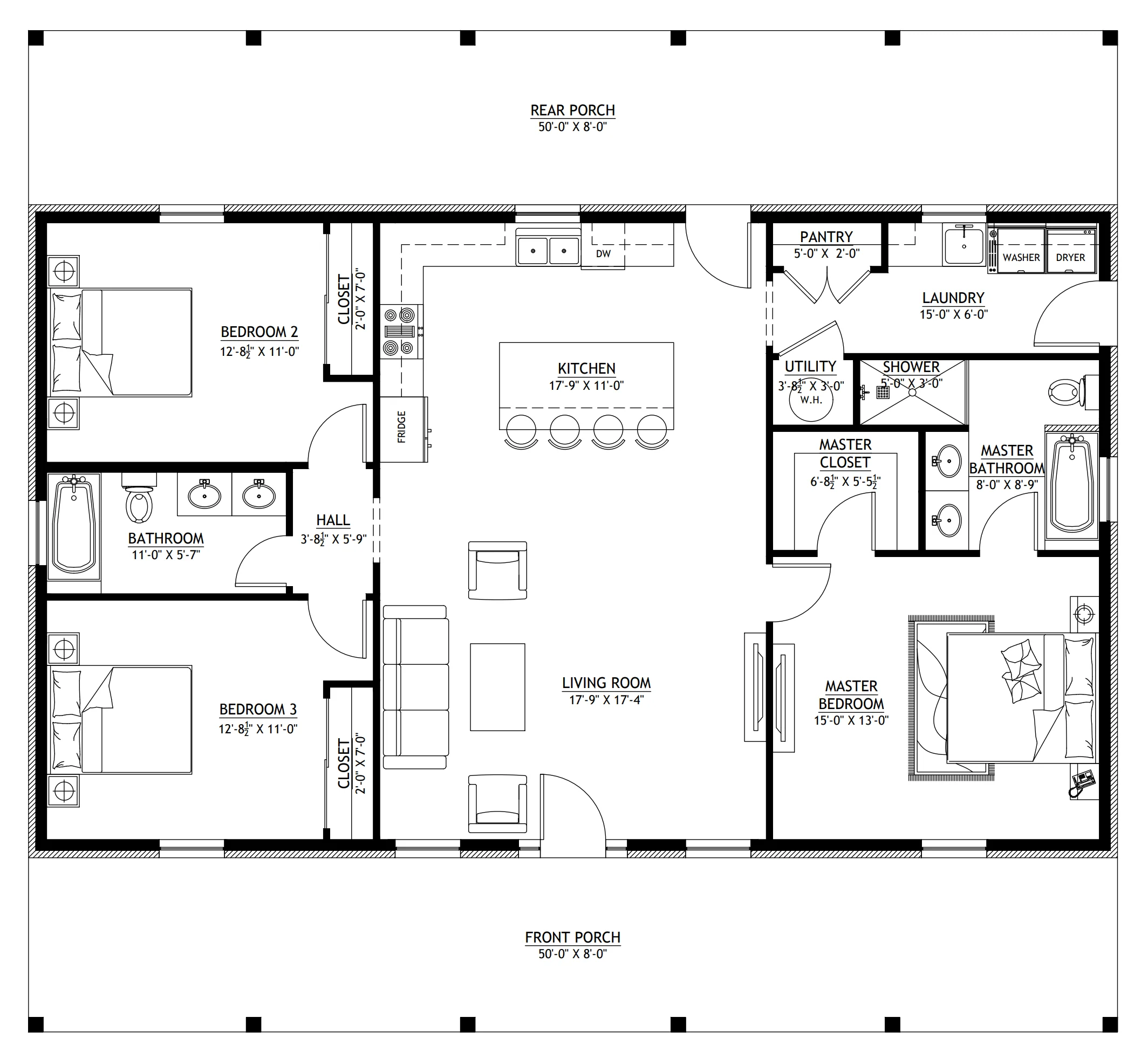 BCO-40156-M McQueen Barndominium House Plan - Image 13