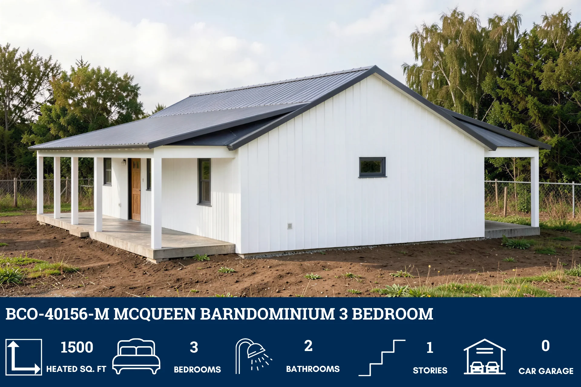 BCO-40156-M McQueen Barndominium House Plan - Image 4