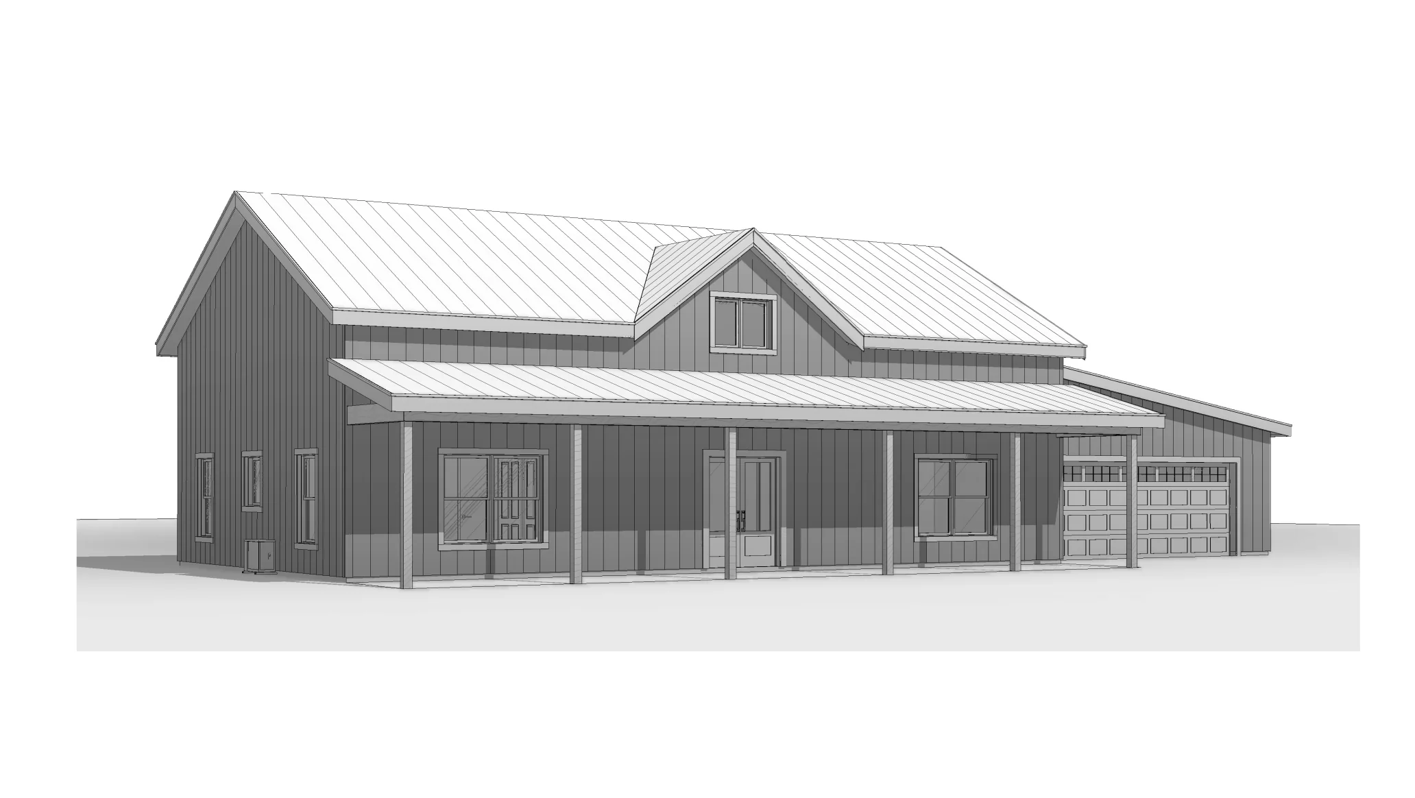 BCO-40157-H Hogan Barndominium House Plan - Image 7