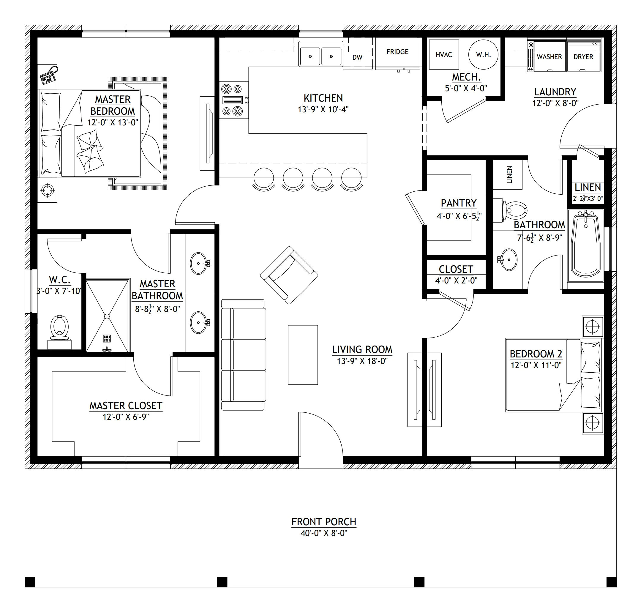 BCO-40161 Curly Barndominium House Plan - Image 13
