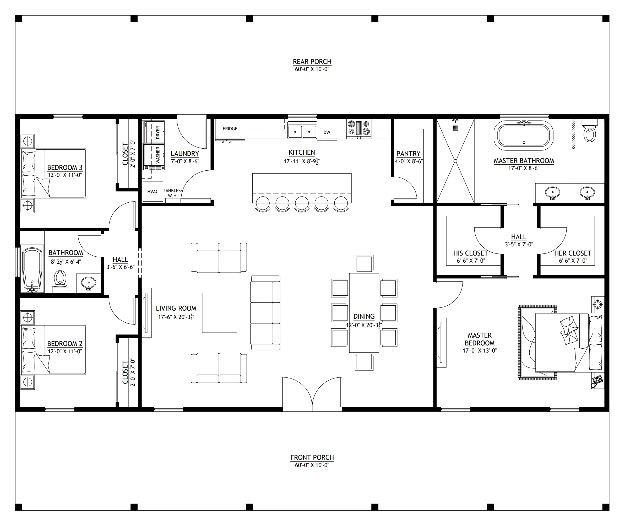 BCO-40162-A Amy Barndominium House Plan - Image 13