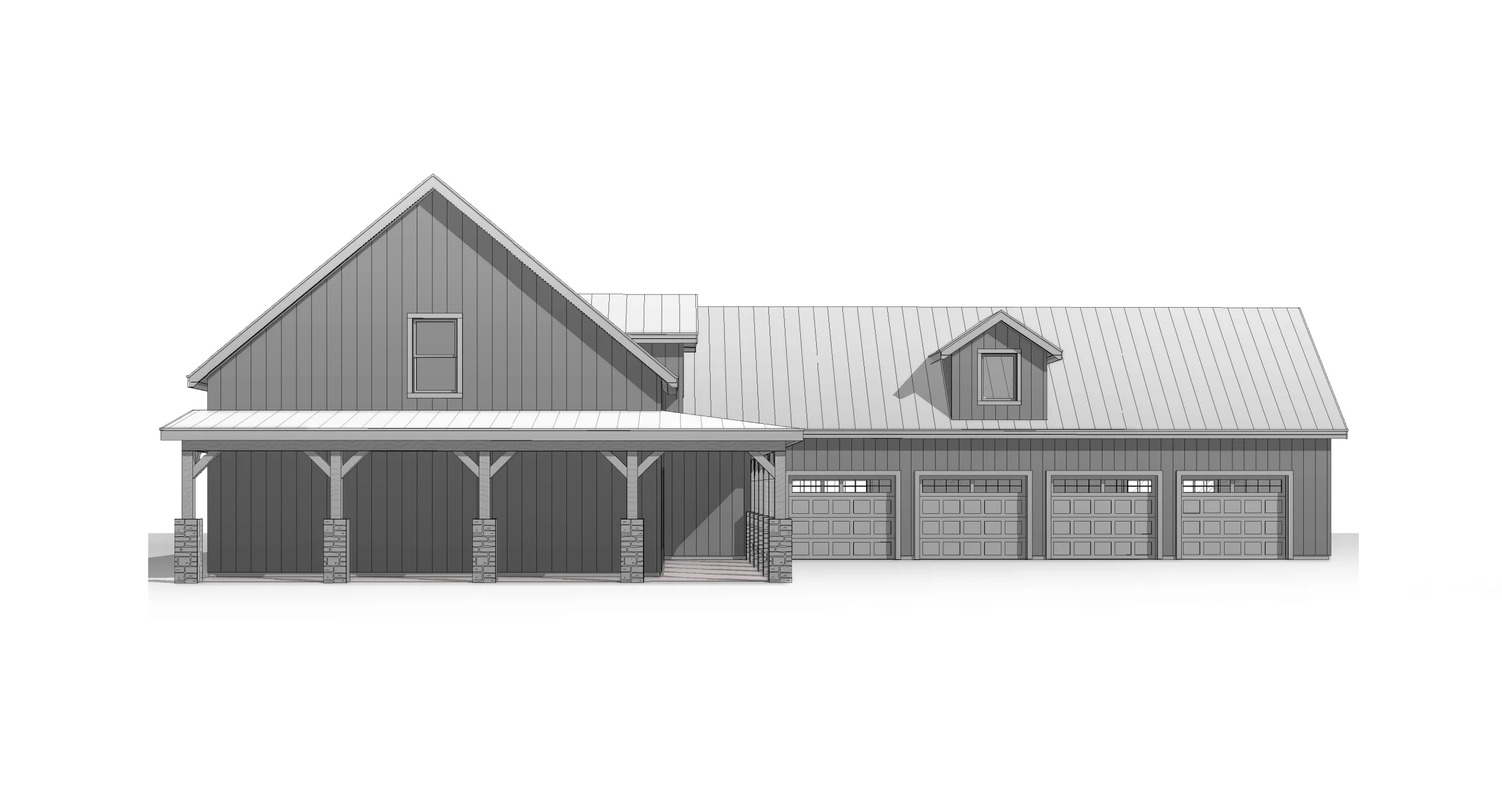 BCO-40176 Spencer Barndominium House Plan - Image 12