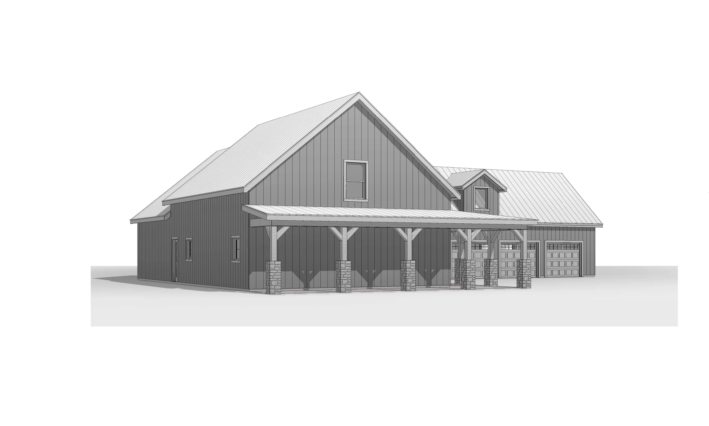 BCO-40176 Spencer Barndominium House Plan - Image 13