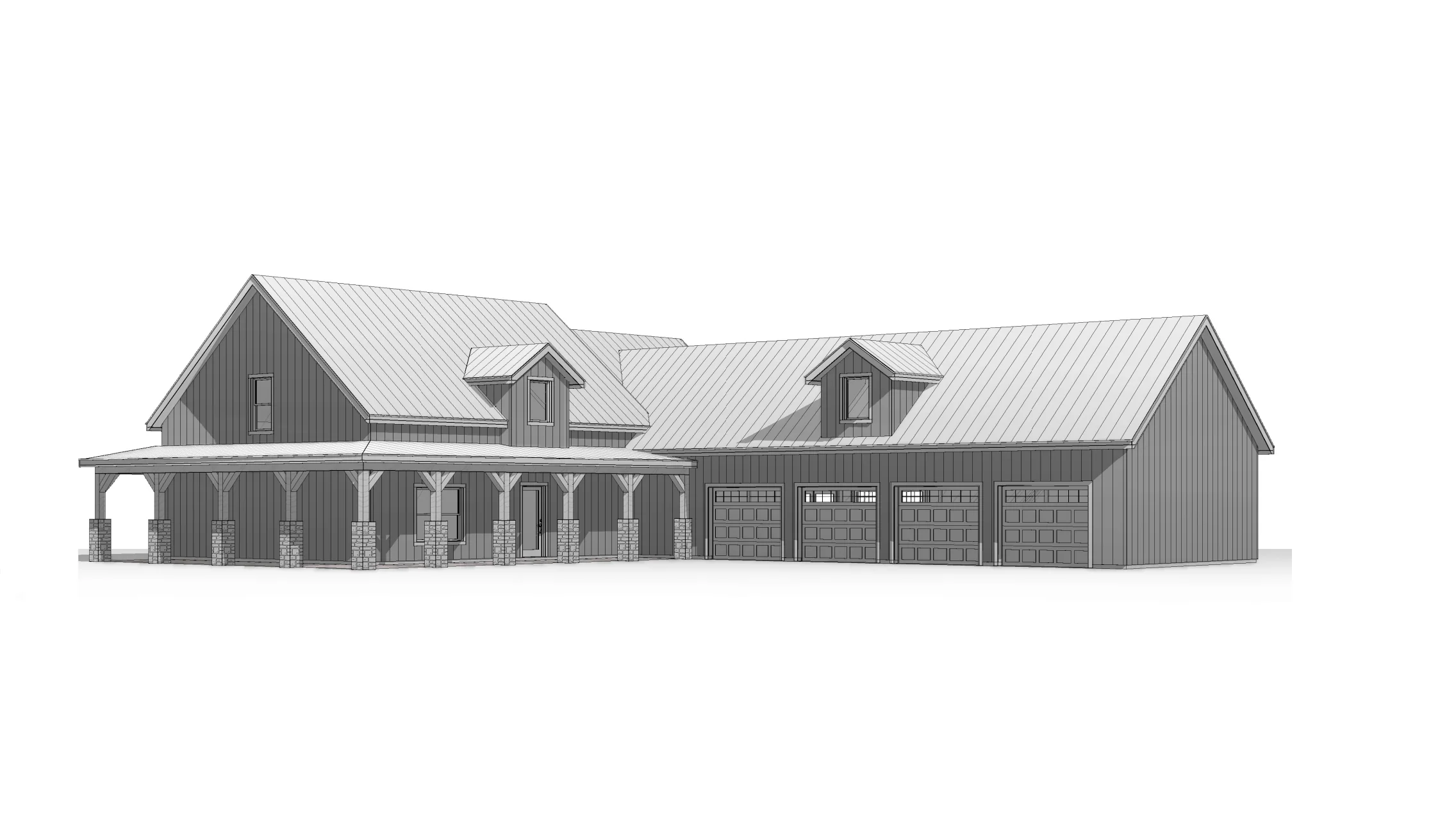 BCO-40176 Spencer Barndominium House Plan - Image 14