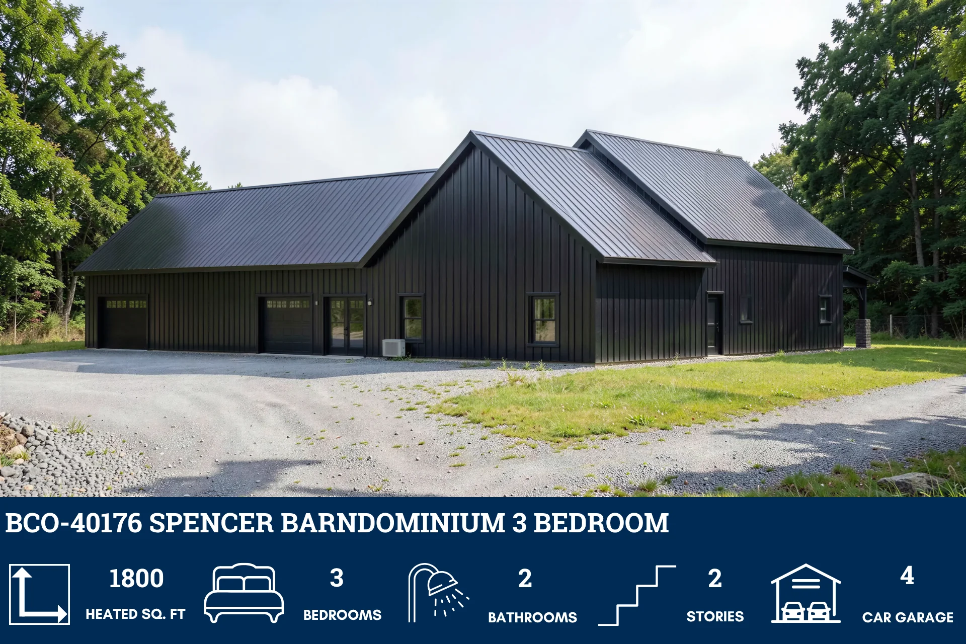 BCO-40176 Spencer Barndominium House Plan - Image 6