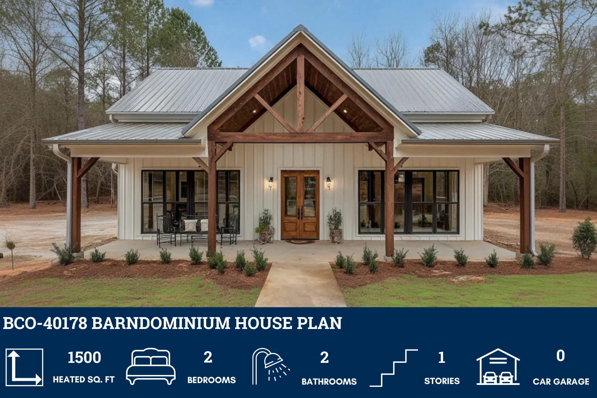 BCO-40178 Barndominium House Plan - Image 2