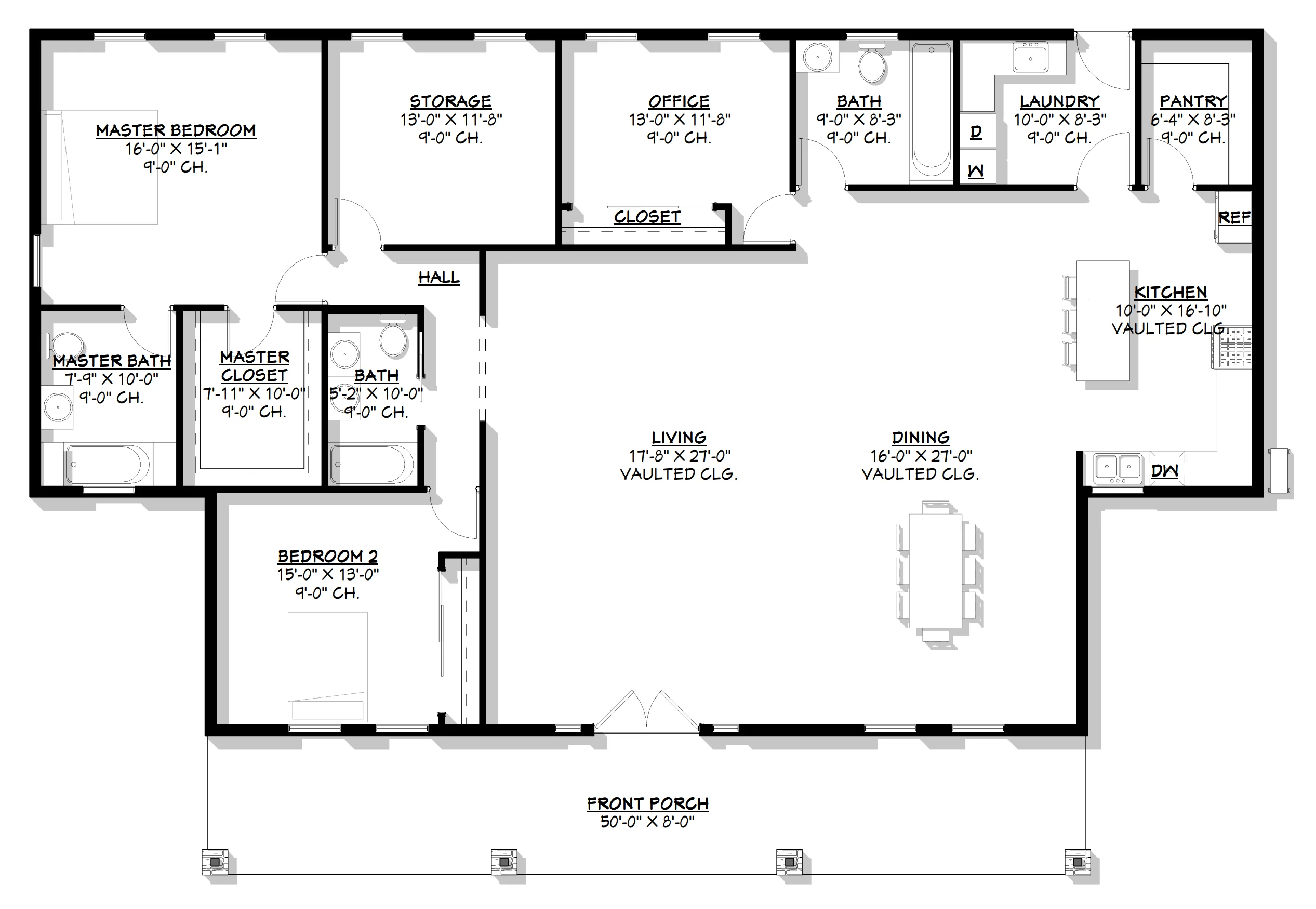 BCO-40179 Isaac Barndominium House Plan - Image 8