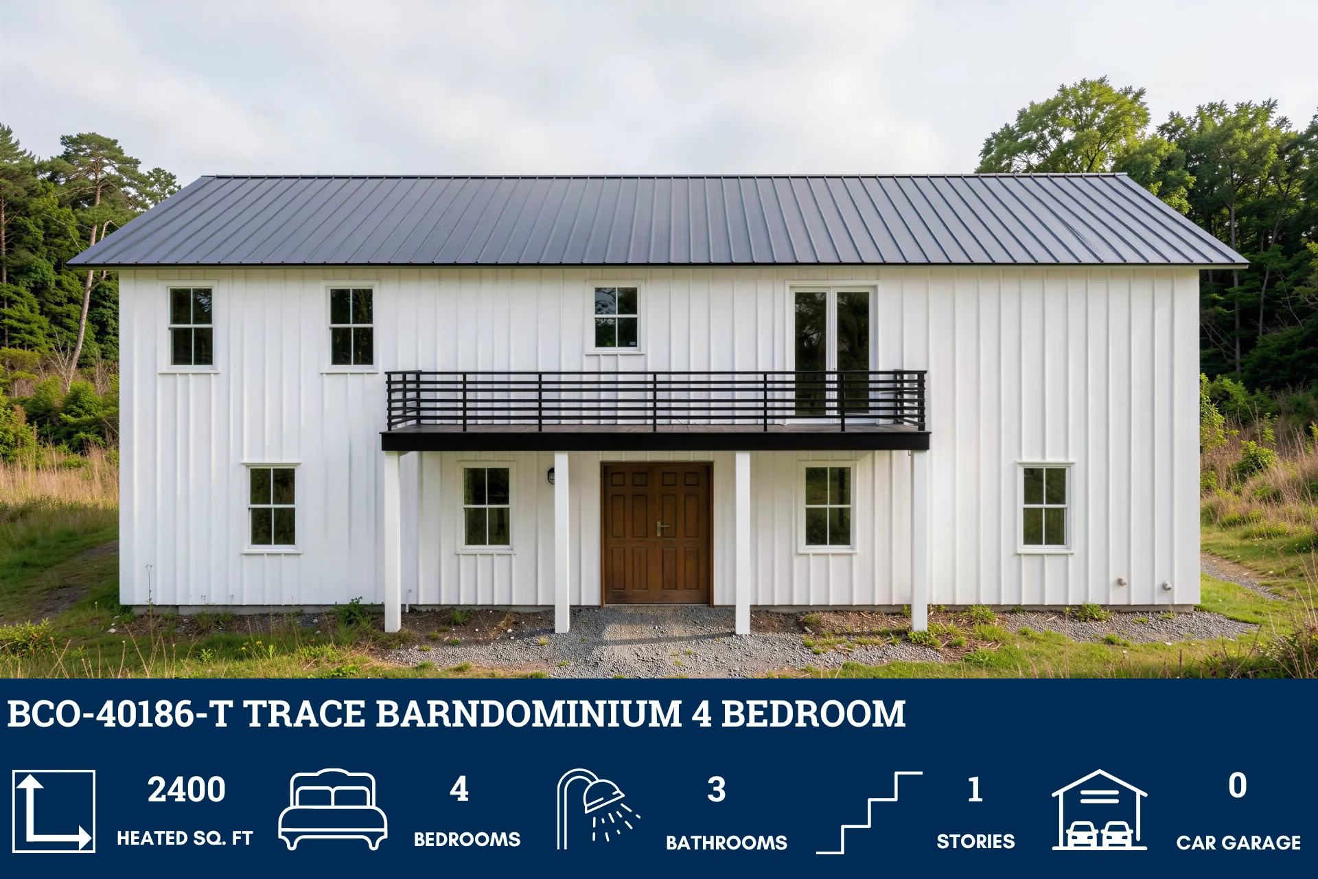 BCO-40186-T Trace Barndominium House Plan - Image 3