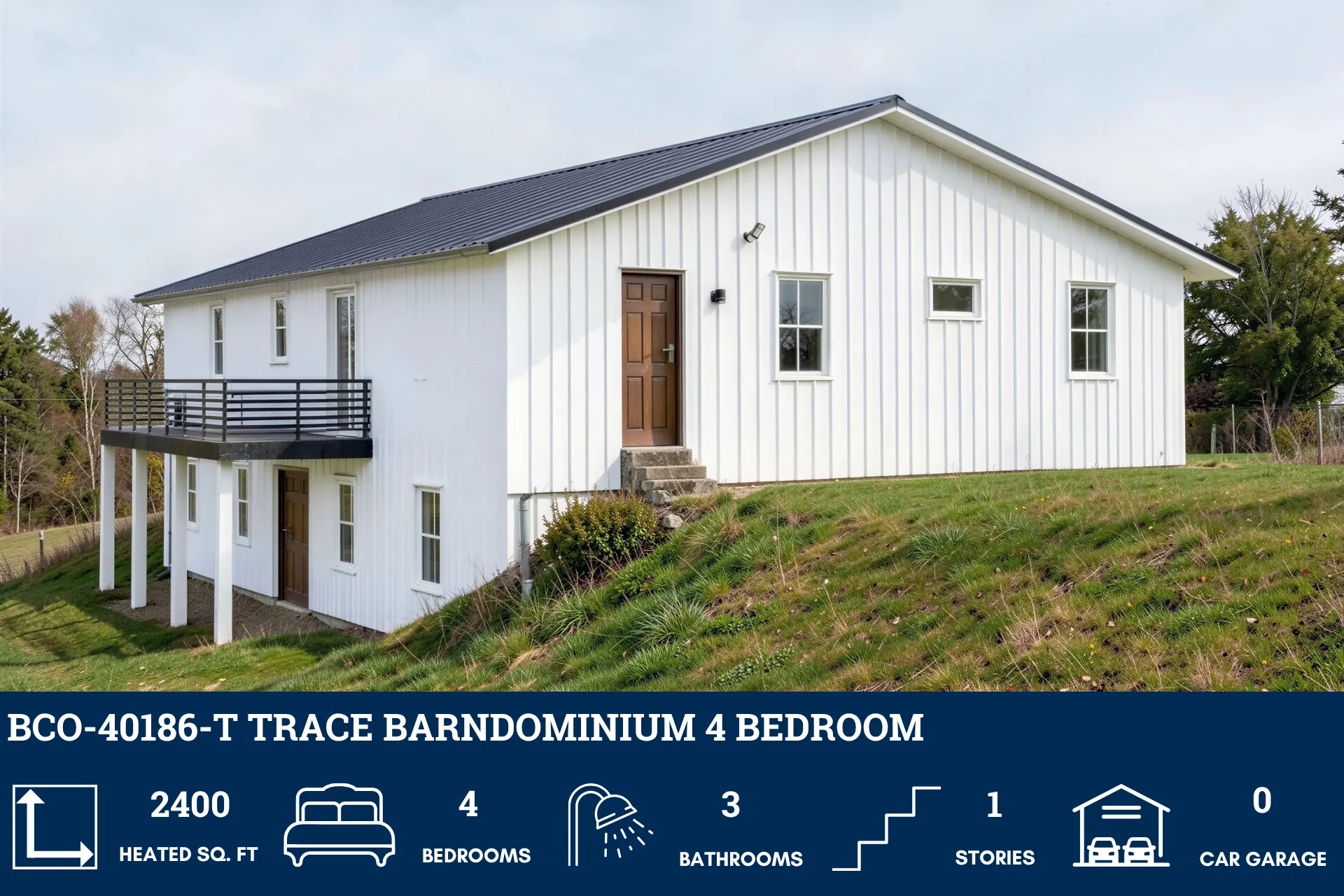 BCO-40186-T Trace Barndominium House Plan - Image 4