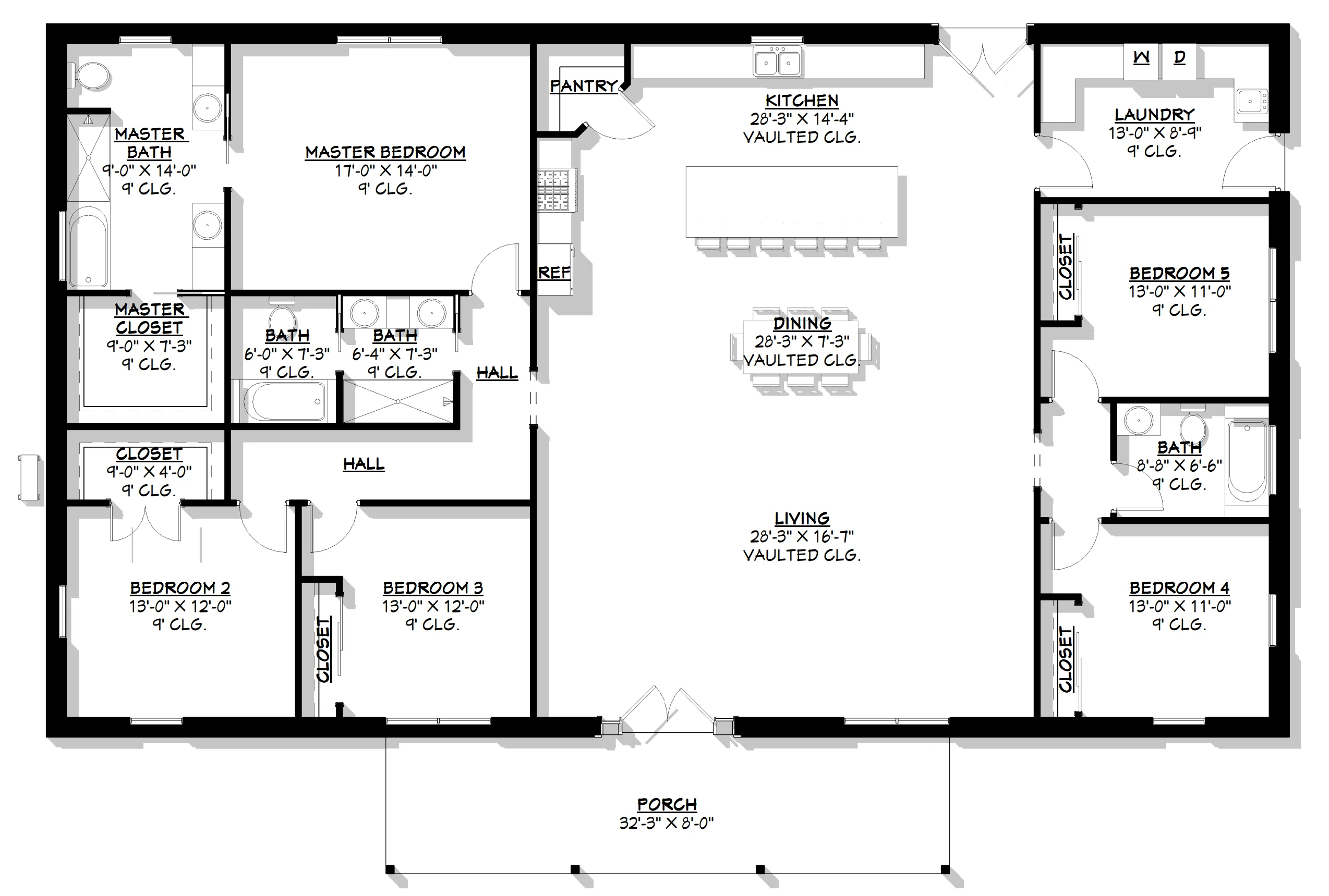 BCO-40187 Debbie Barndominium House Plan - Image 10