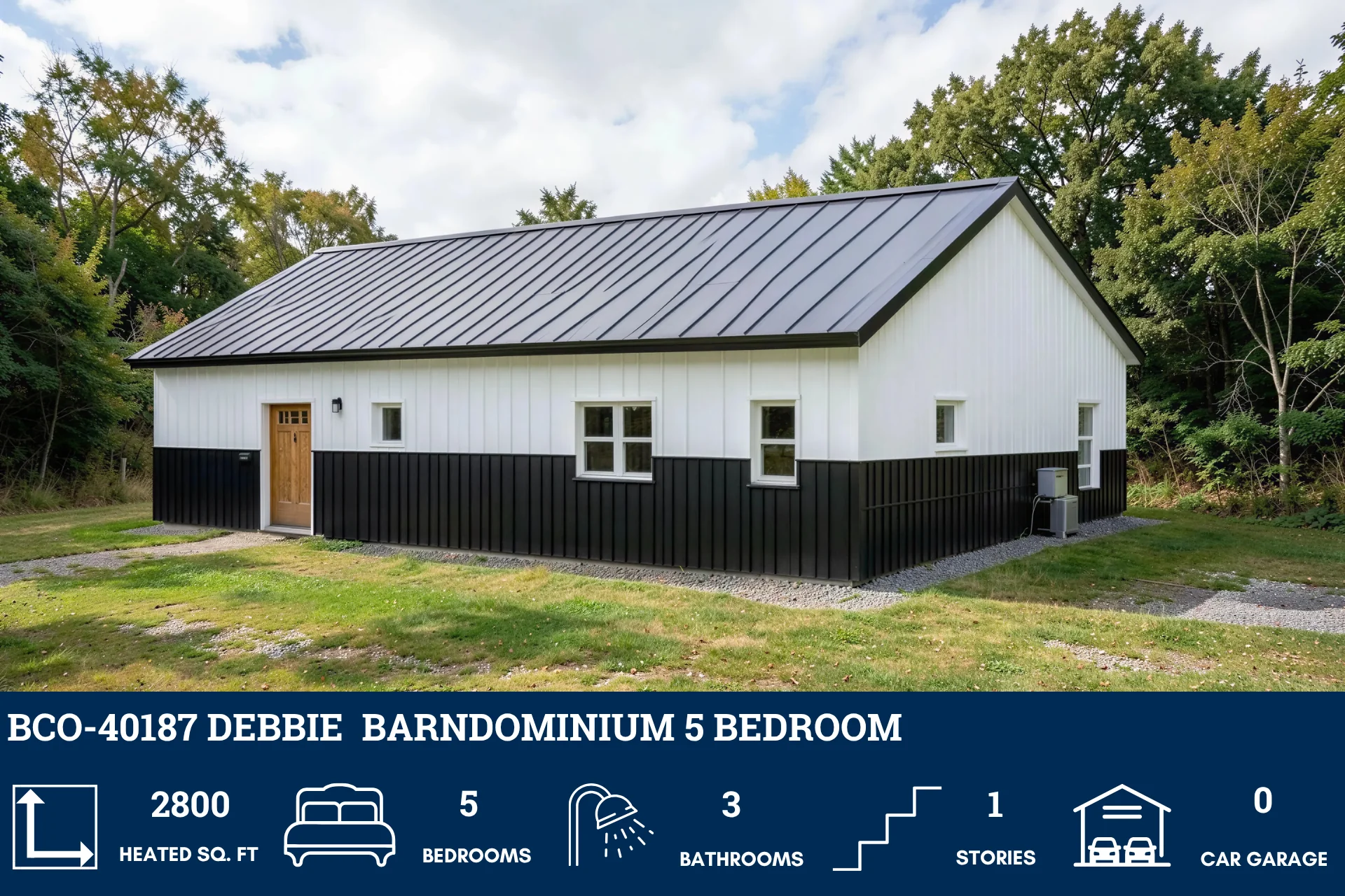 BCO-40187 Debbie Barndominium House Plan - Image 4