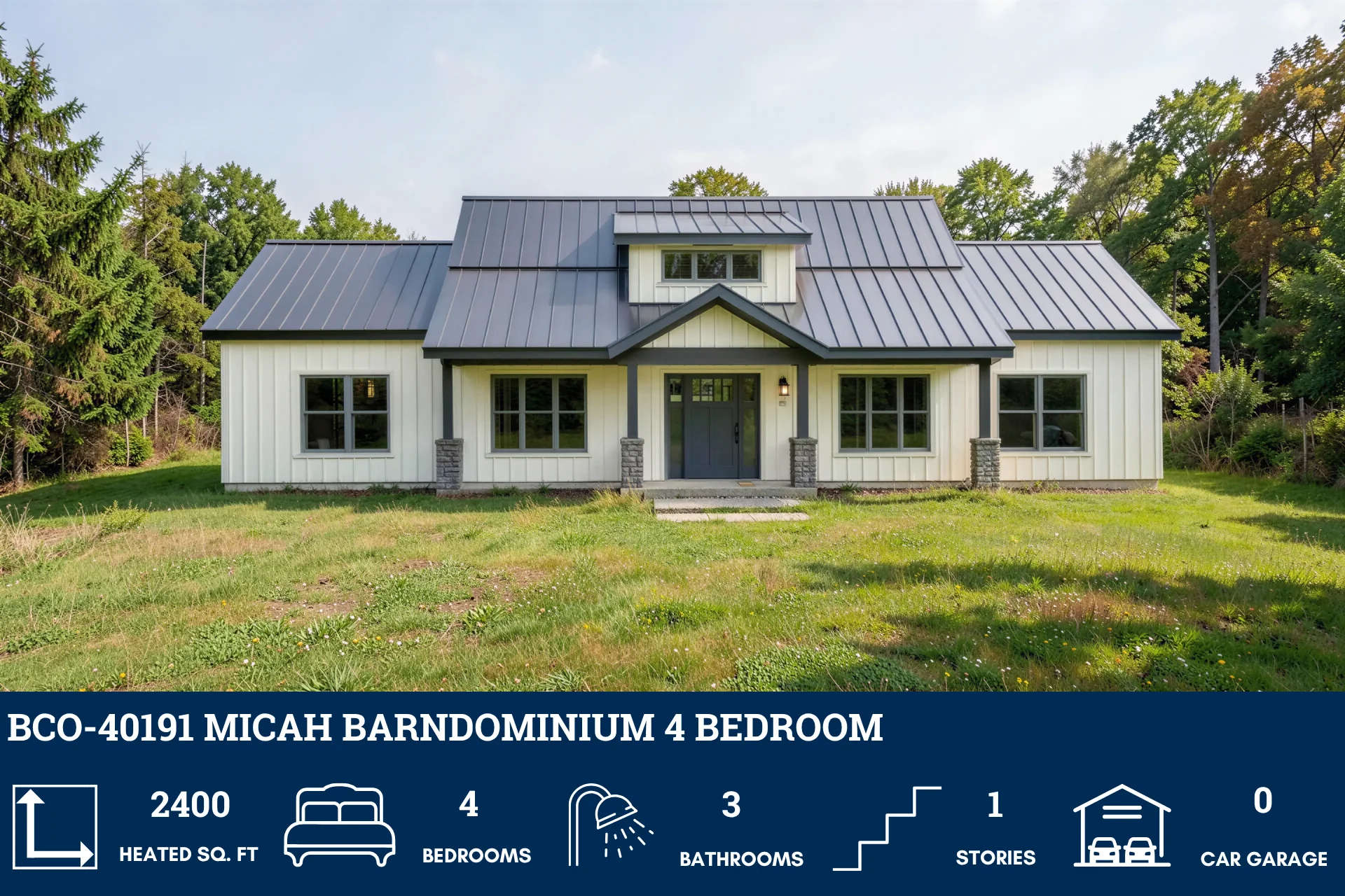 BCO-40191 Barndominium House Plan - Image 2