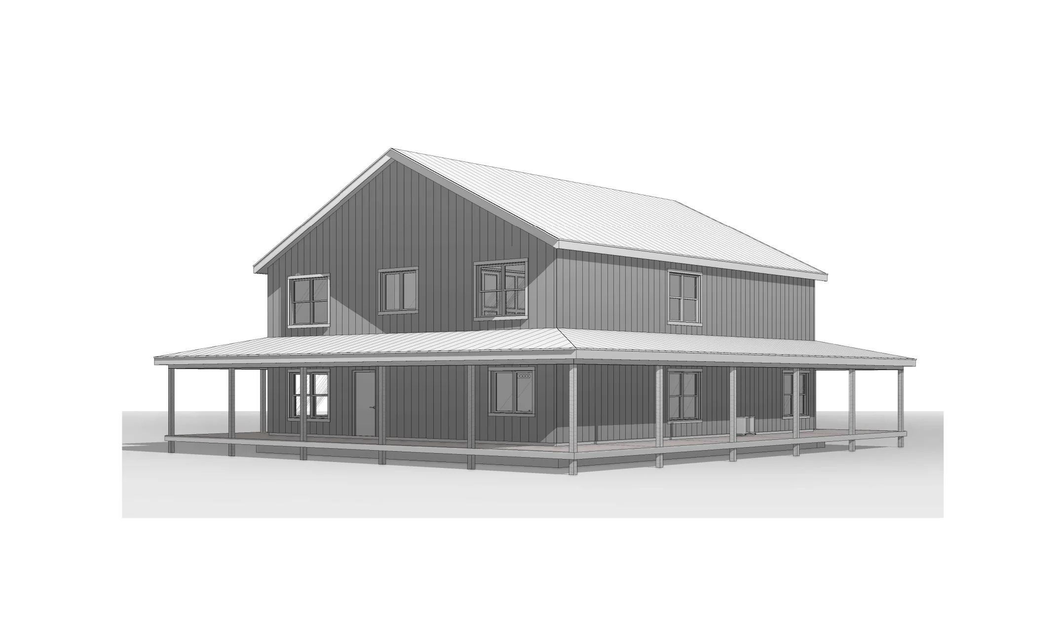BCO-40206 Margaret Barndominium House Plan - Image 10