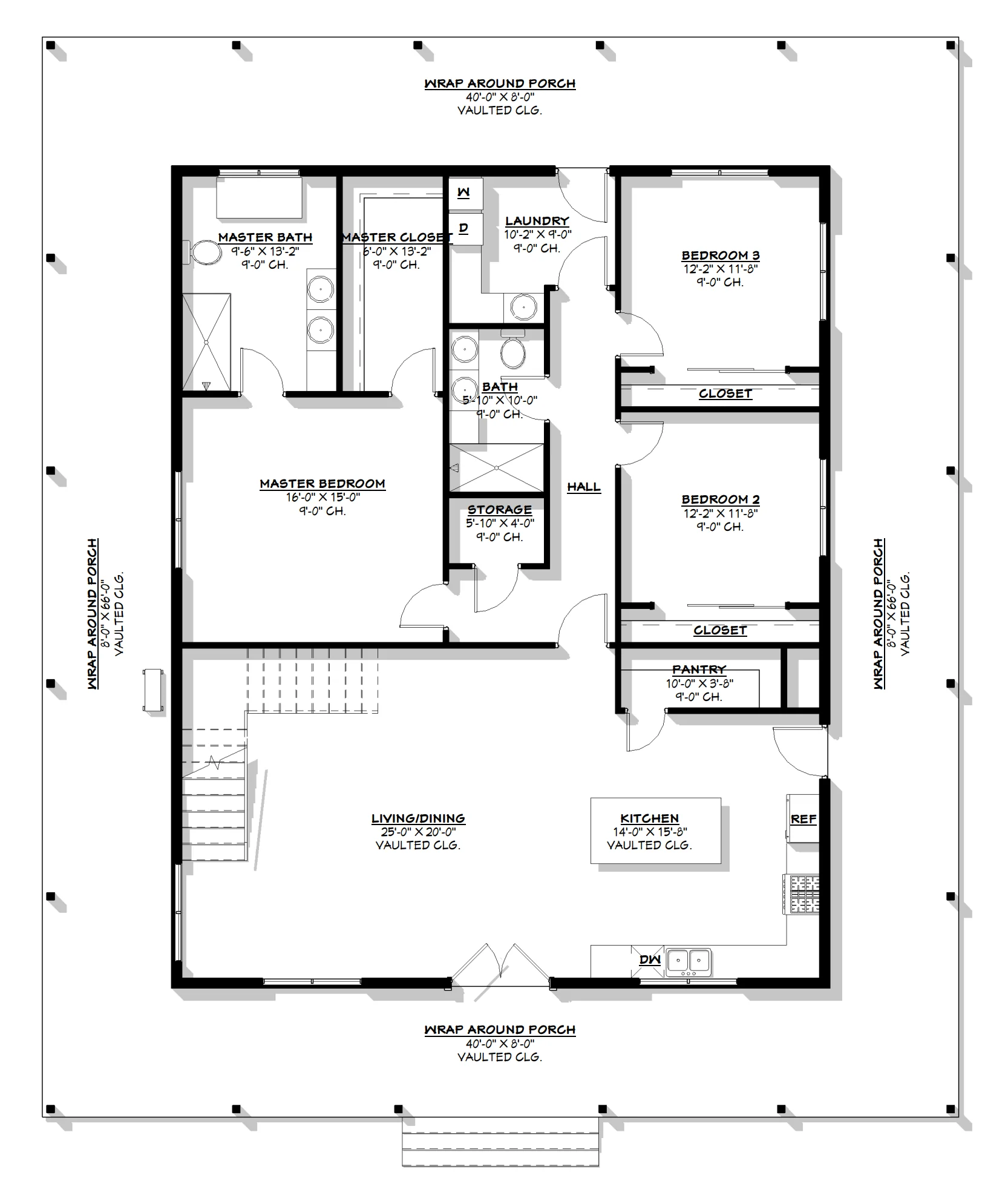 BCO-40206 Margaret Barndominium House Plan - Image 12