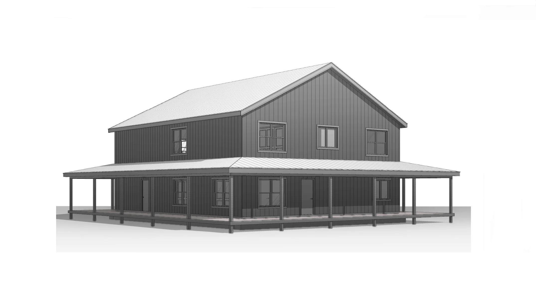 BCO-40206 Margaret Barndominium House Plan - Image 8