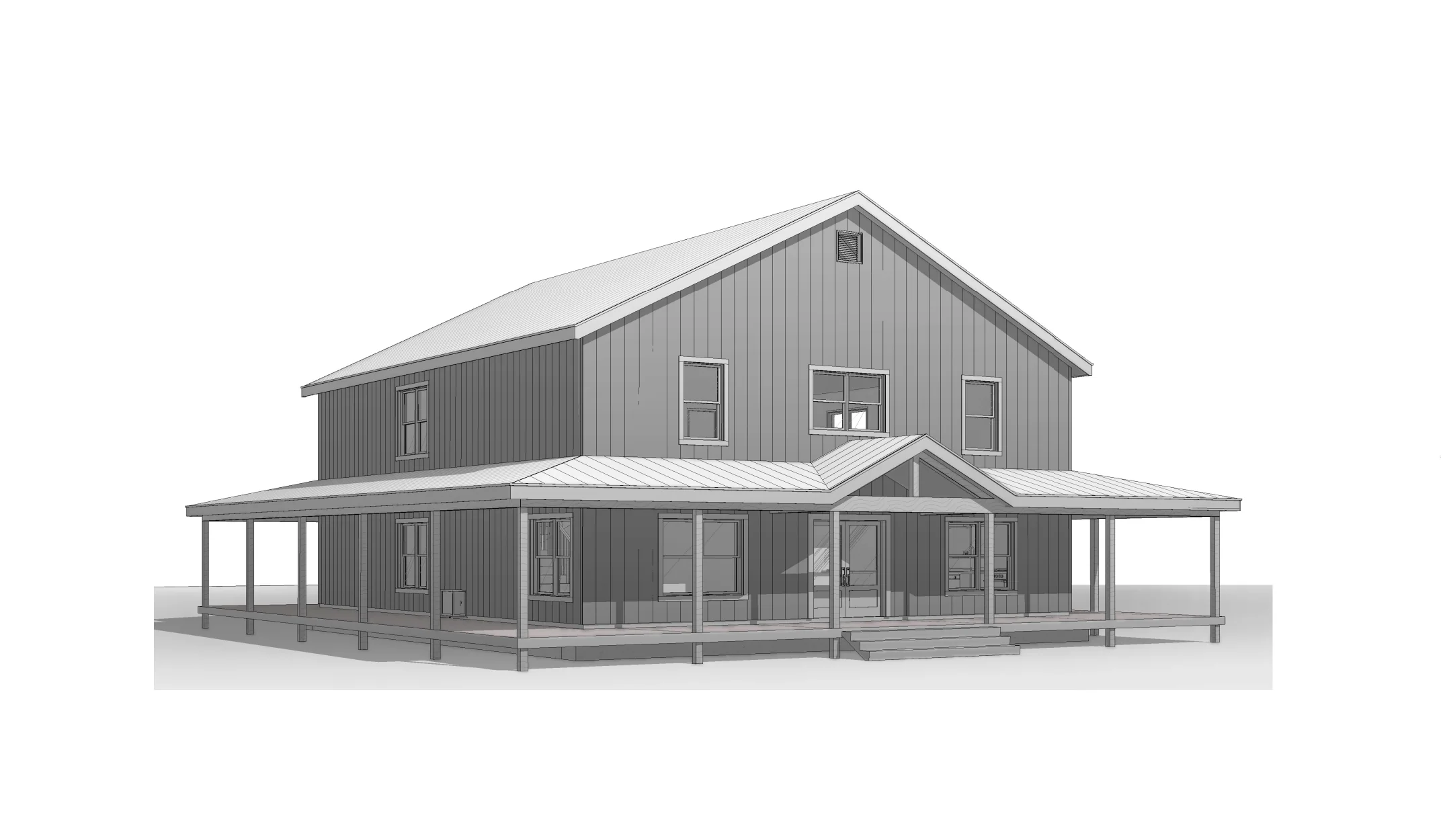 BCO-40206 Margaret Barndominium House Plan - Image 9
