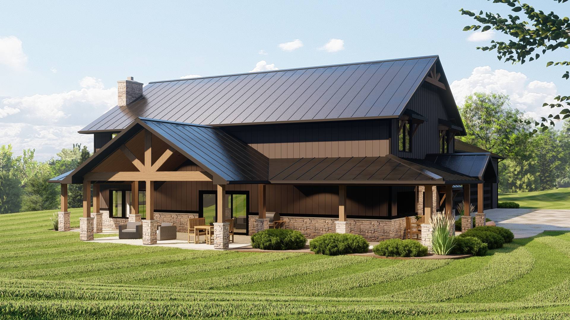 BG-20001-B Preston Barndominium House Plan - Image 10