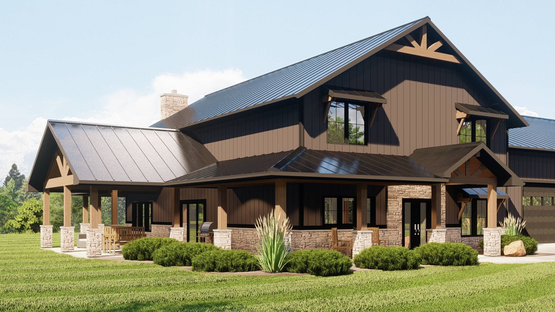BG-20001-B Preston Barndominium House Plan - Image 11