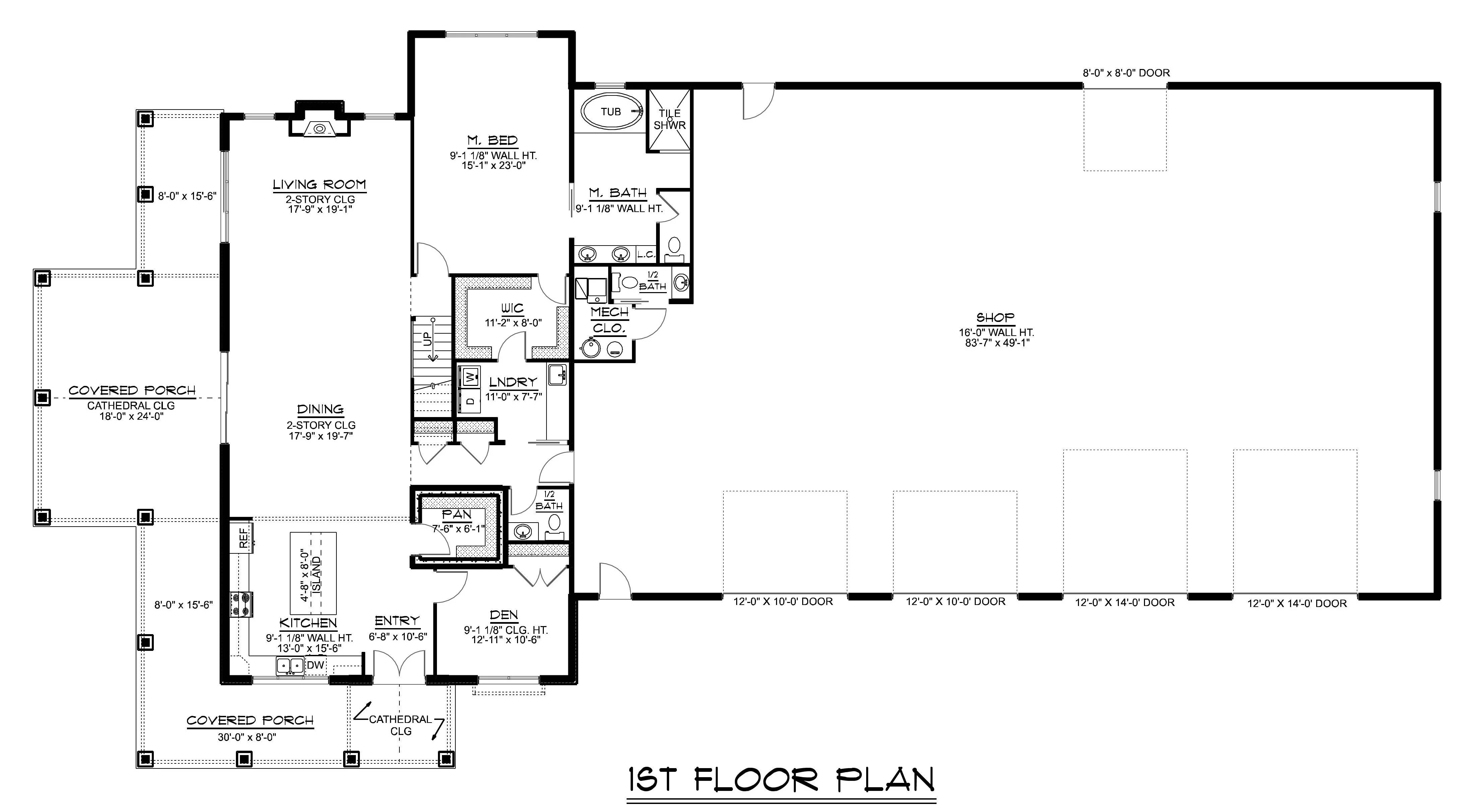 BG-20001-B Preston Barndominium House Plan - Image 15