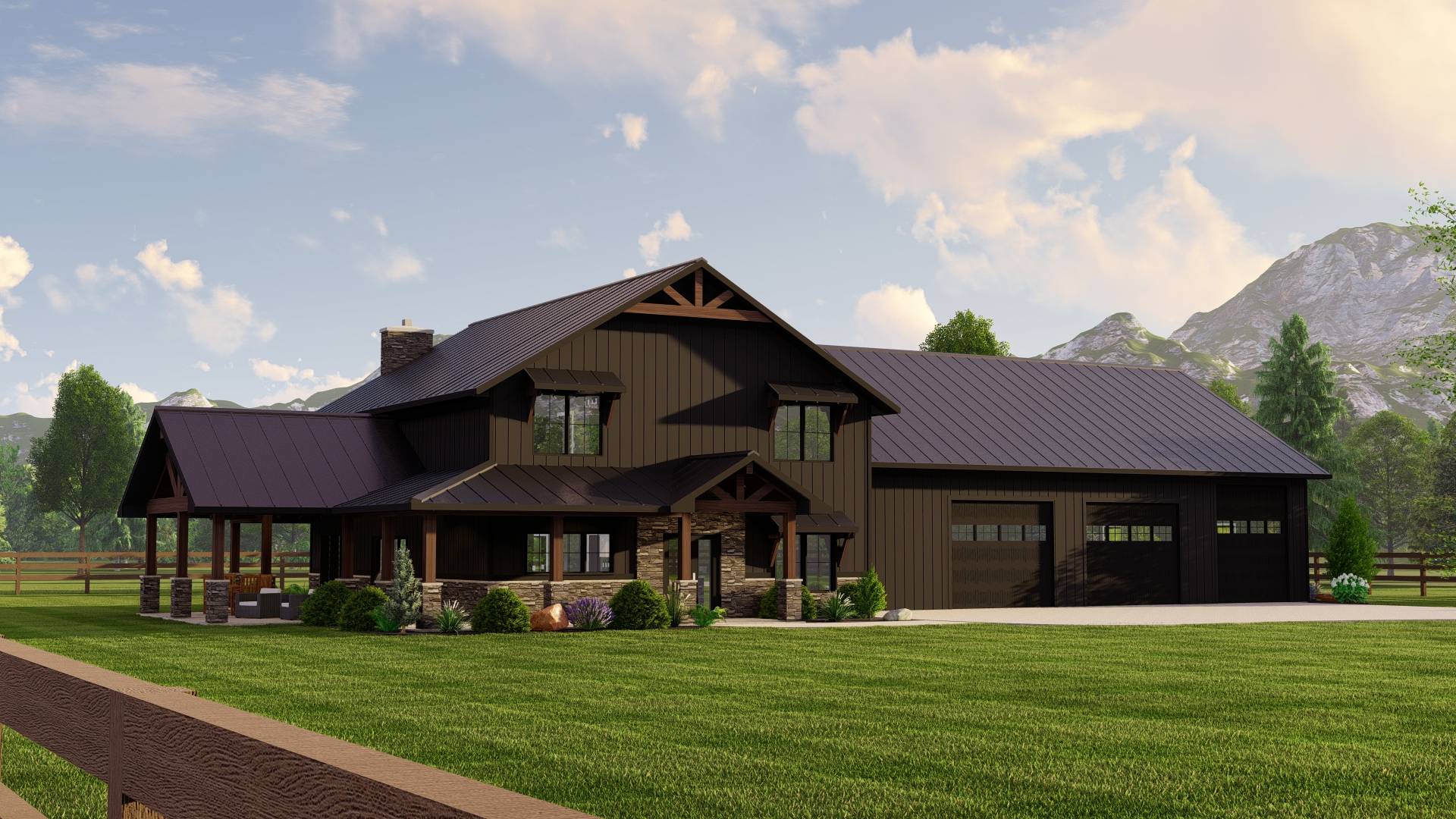 BG-20001 Blackwood Barndominium House Plan - Image 5