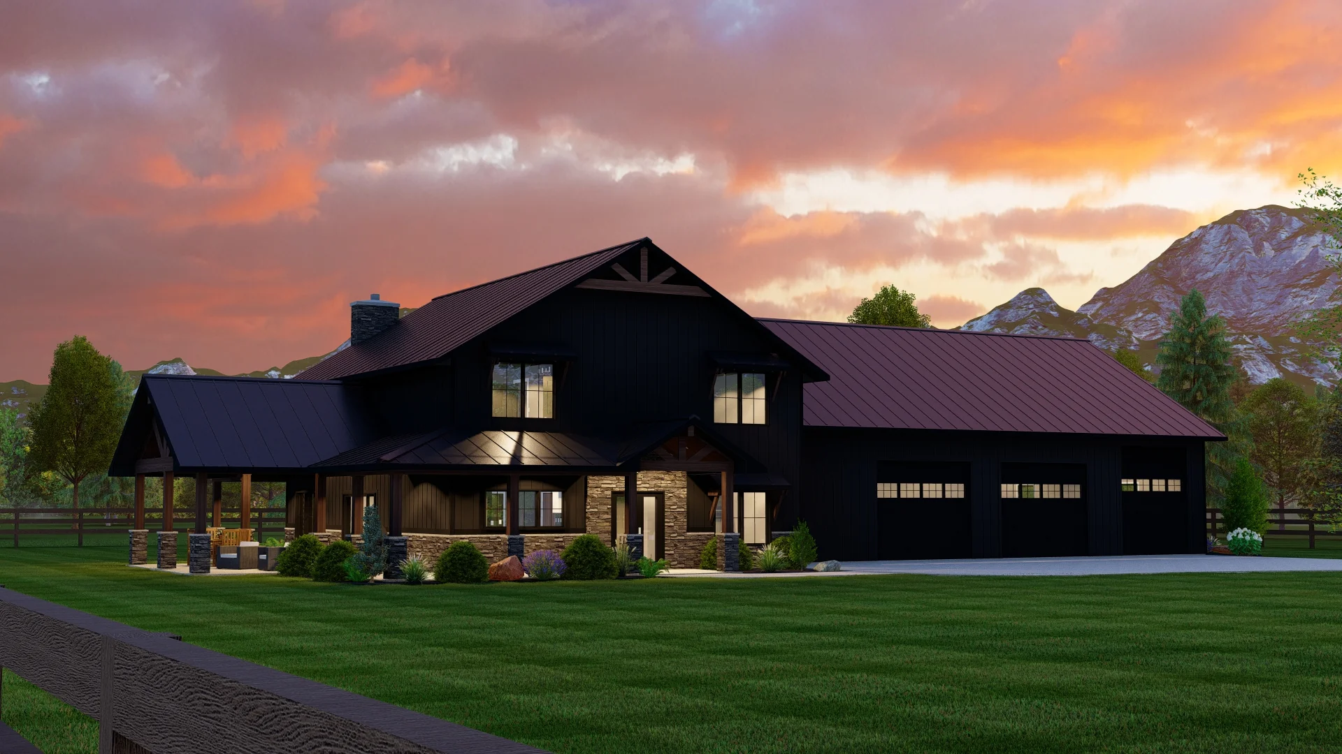 BG-20001 Blackwood Barndominium House Plan - Image 6