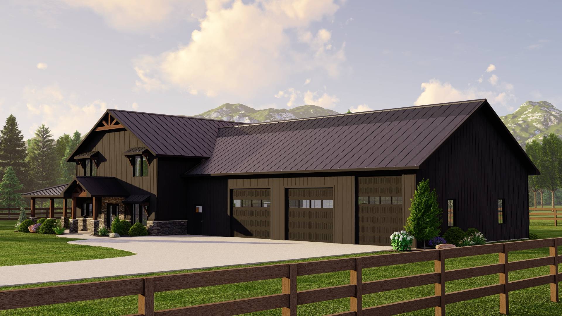 BG-20001 Blackwood Barndominium House Plan - Image 9