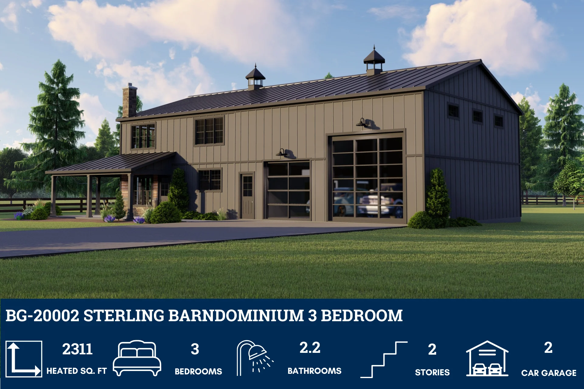 BG-20002 Sterling Barndominium House Plan - Image 5