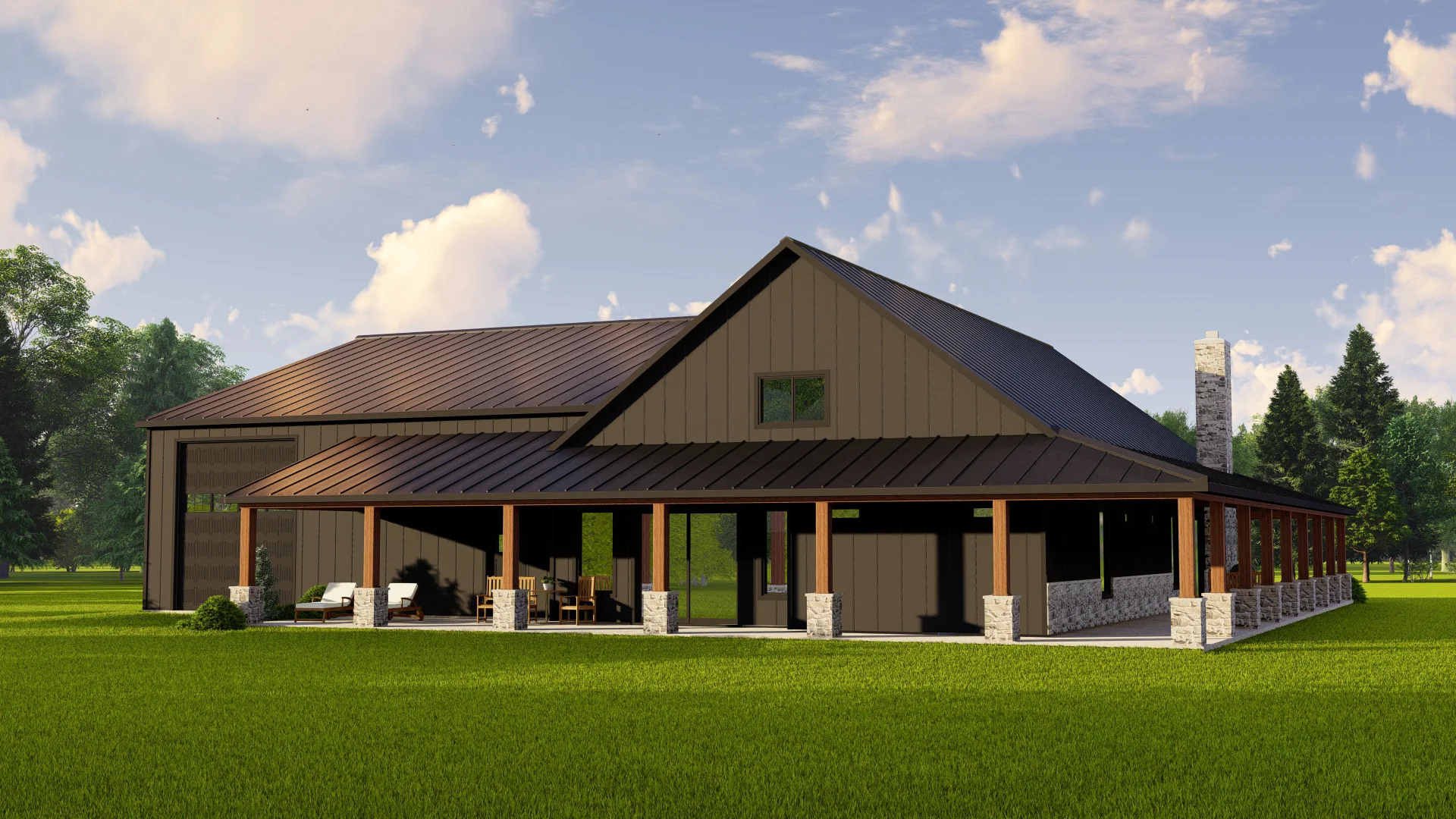 BG-20003-B Fairhaven Barndominium House Plan - Image 11