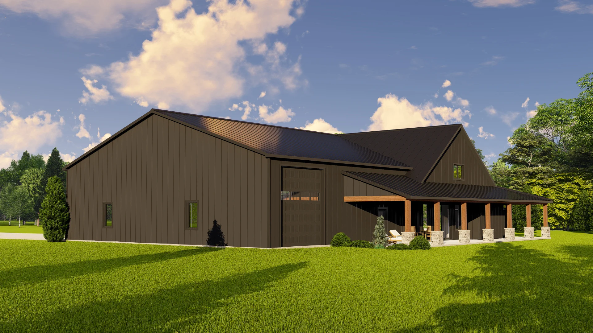 BG-20003-B Fairhaven Barndominium House Plan - Image 12